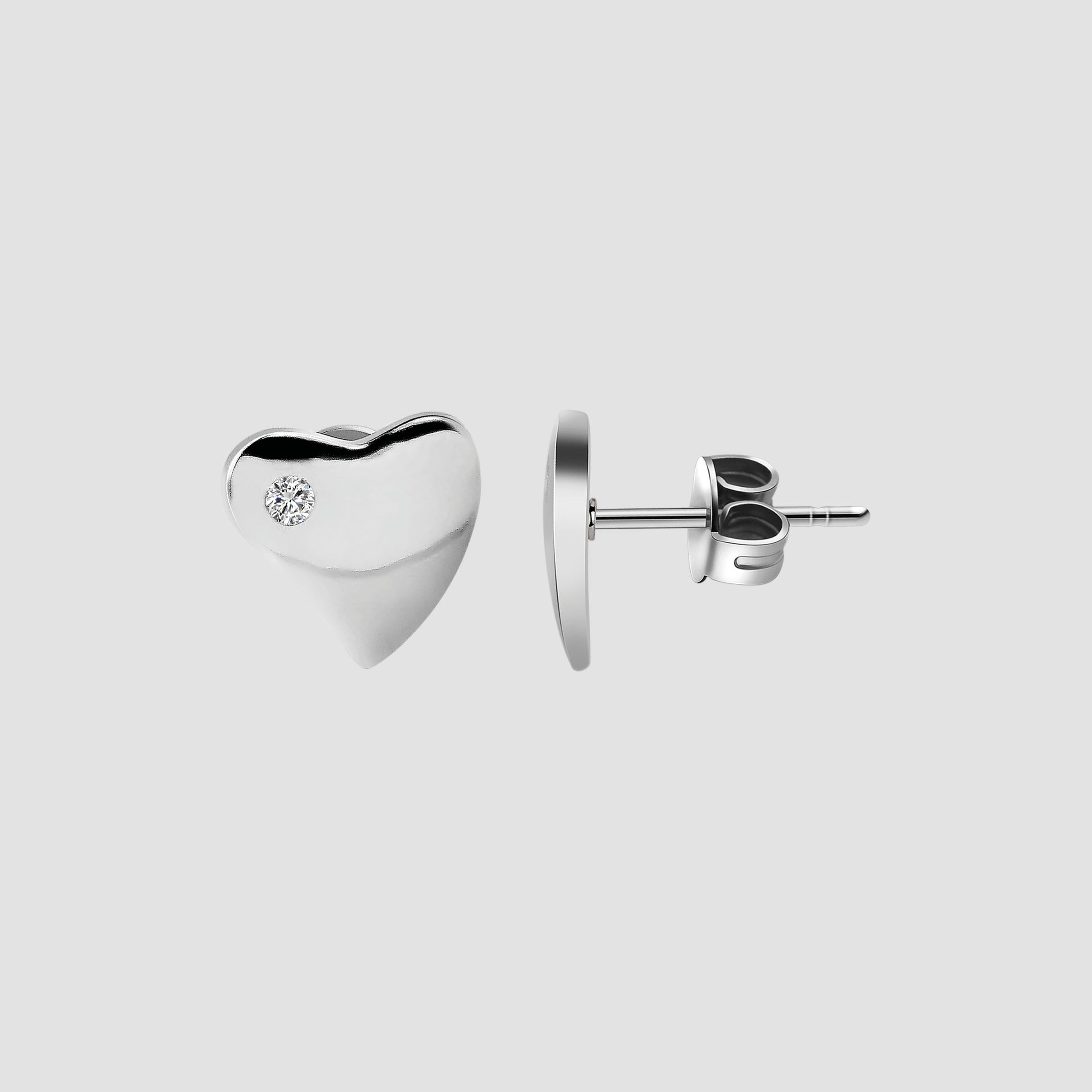 Adelia´s Paar Ohrstecker »Damen Ohrringe ¿ Ohrstecker aus 925 Silber mit Zirkonia«