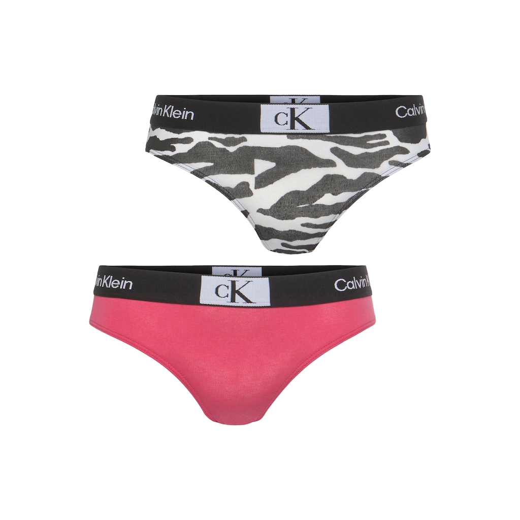 Calvin Klein Underwear Bikinislip »2PK BIKINI«, (Packung, 2er-Pack), mit Logo-Elastikbund