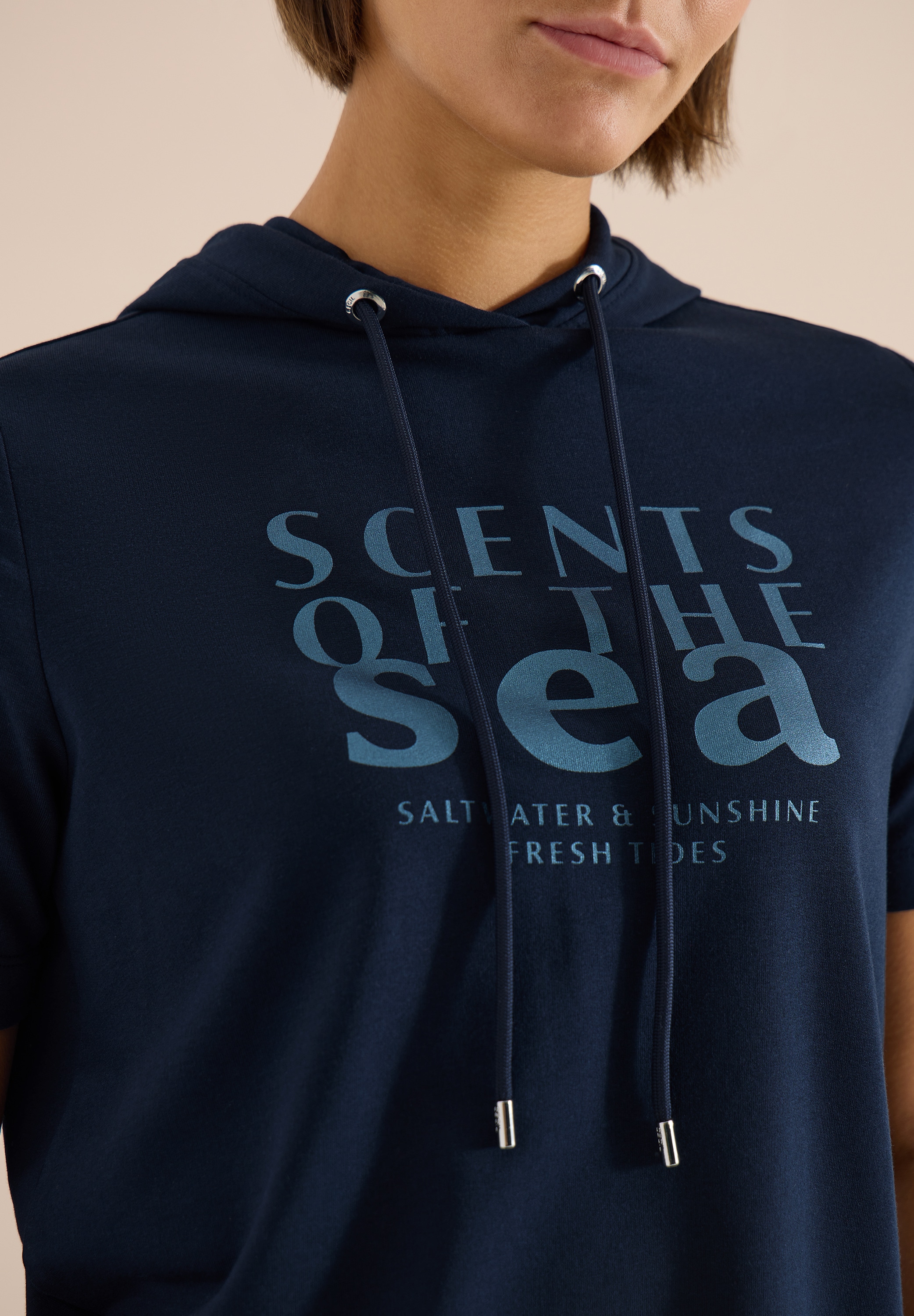 Cecil Kapuzenshirt mit Schriftzug