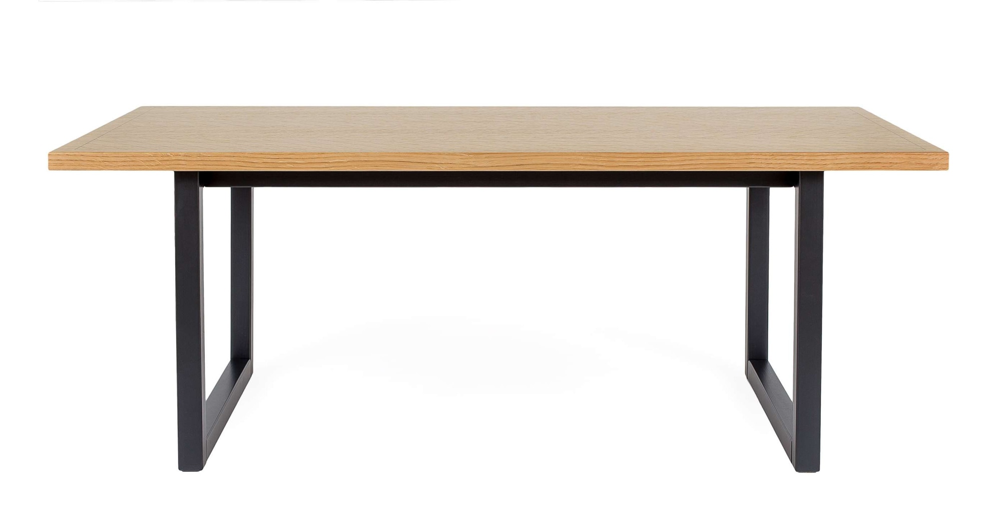 Woodman Couchtisch »Camden«, Beine aus massiver Birke, Breite 120 cm, mit einem schönen Print
