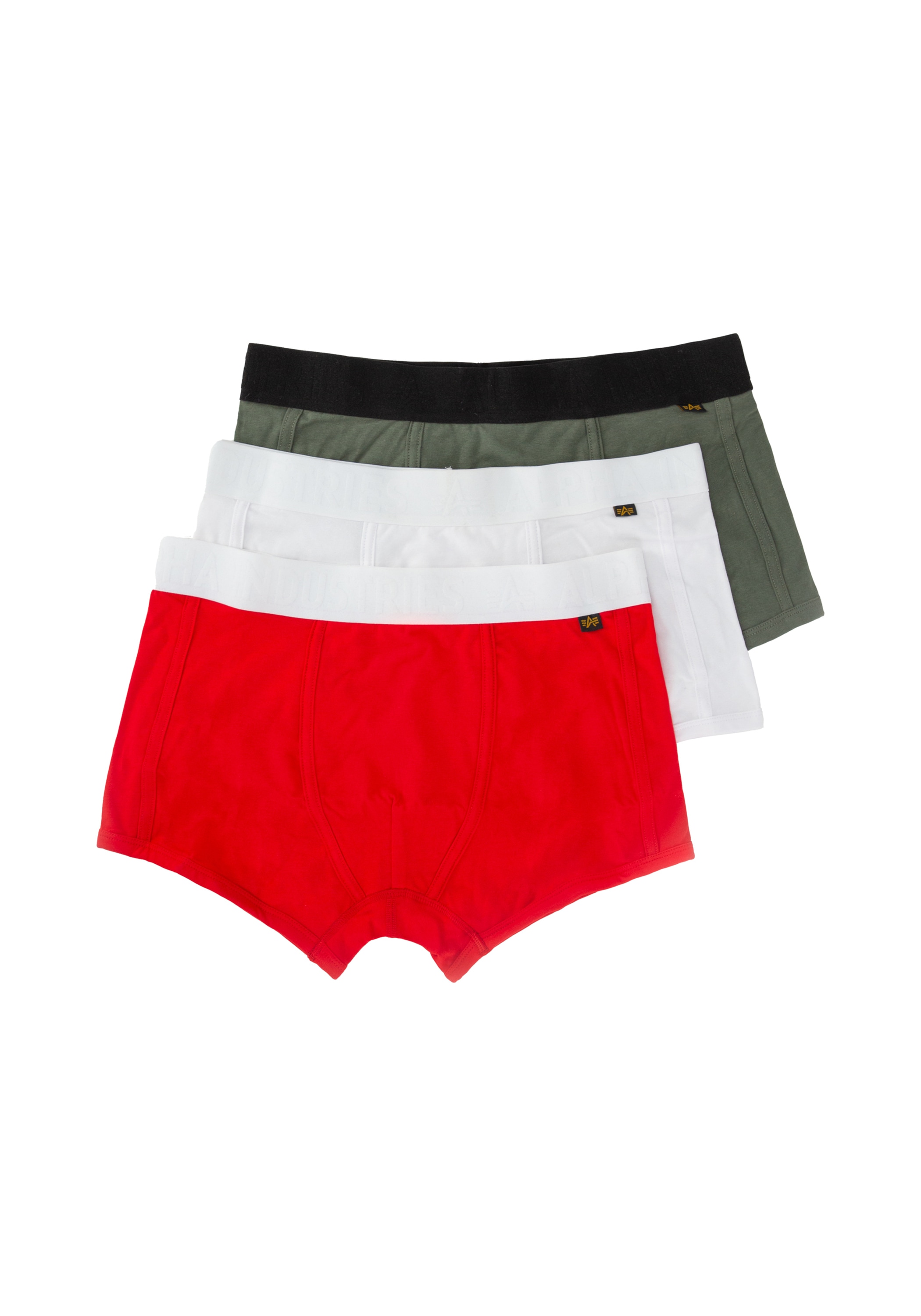 Alpha Industries Herren Boxer »AI Tape Underwear 3 Pack« in bunt, Größe S