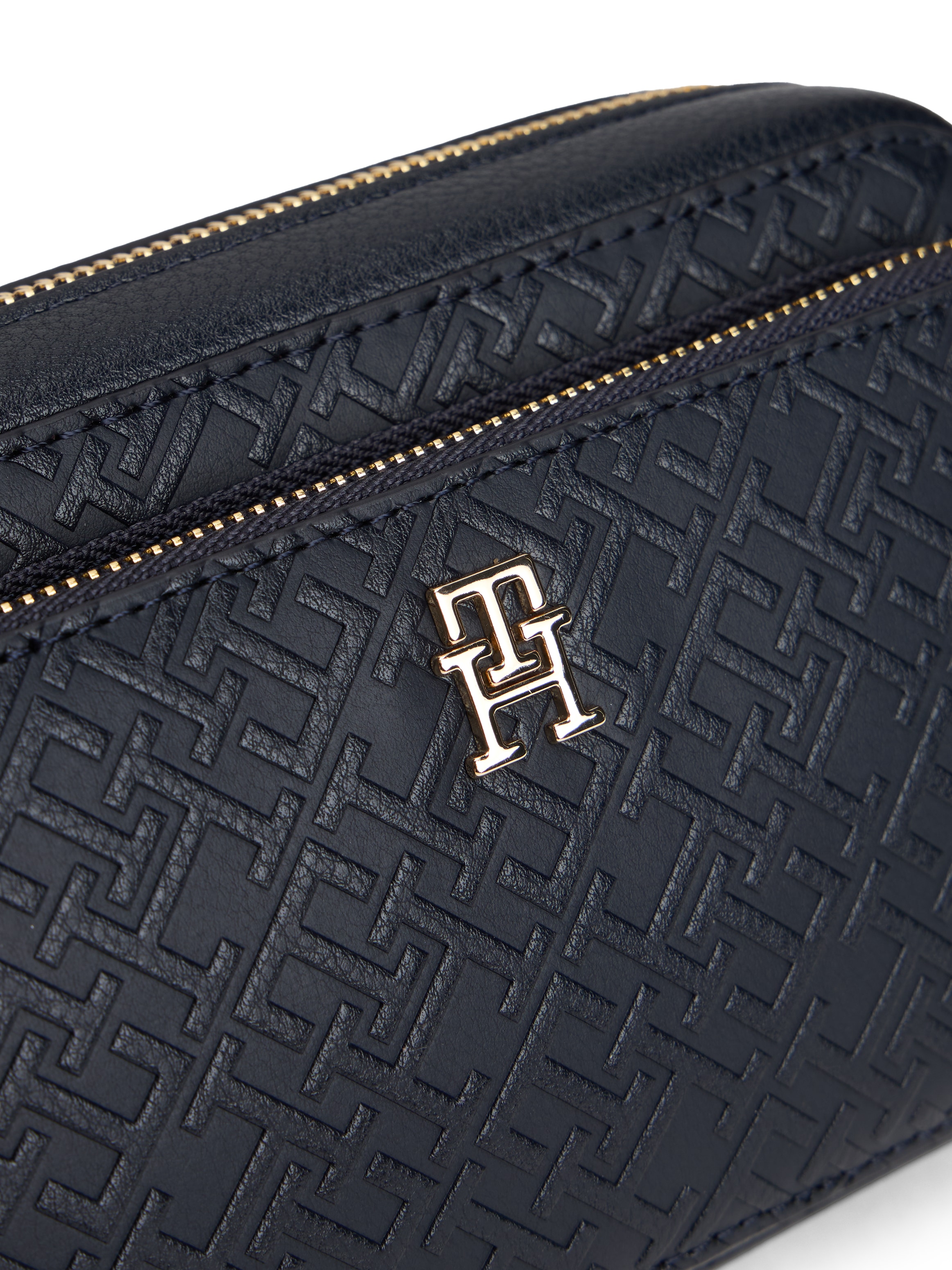 Tommy Hilfiger Umhängetasche »TH ICON CAMERA BAG MONO« , Damen Schultertasche, Minibag mit TH-Logoprägung