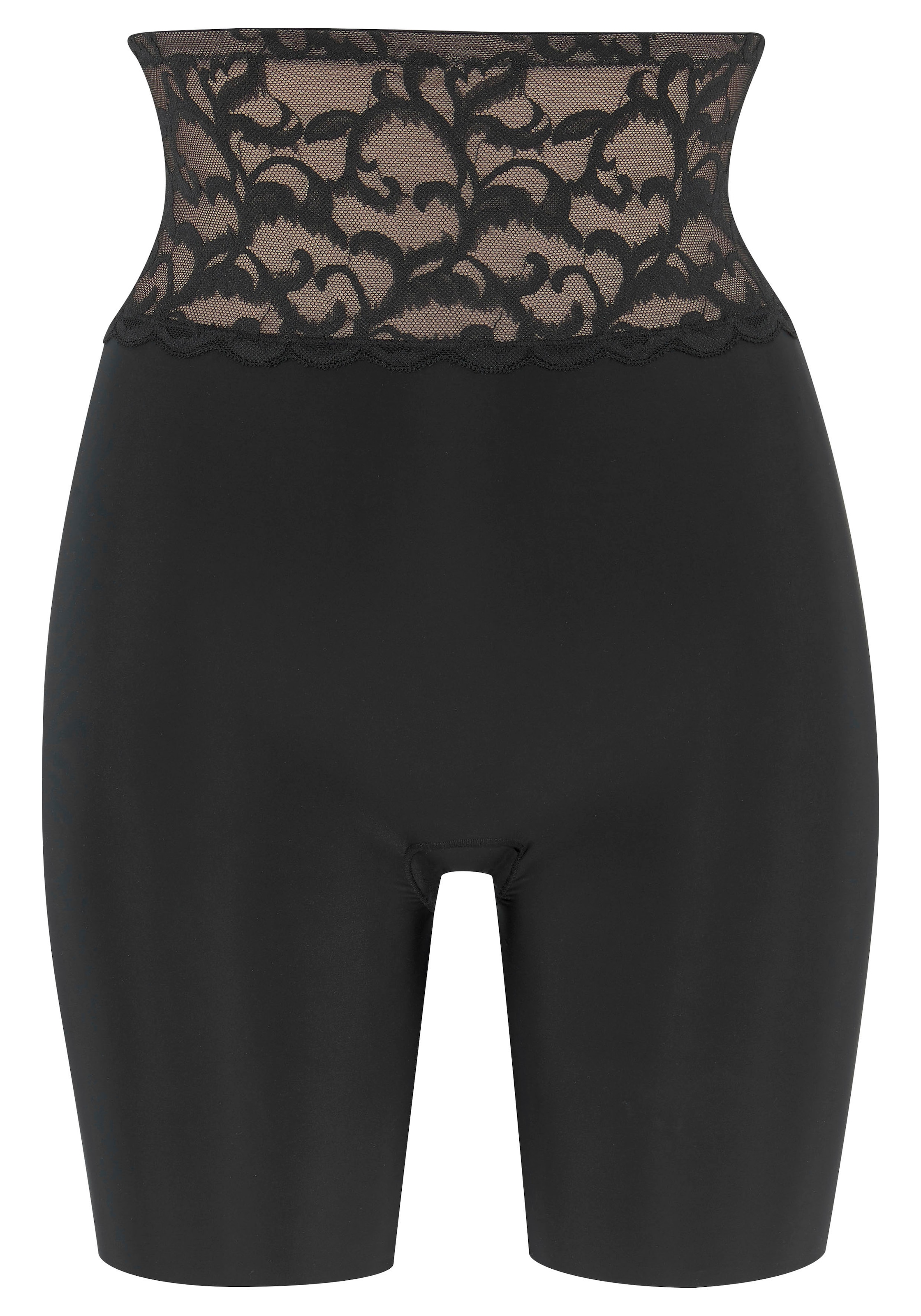 LASCANA Shapingpants, Seamless Long Panty mit femininen Spitzenbund