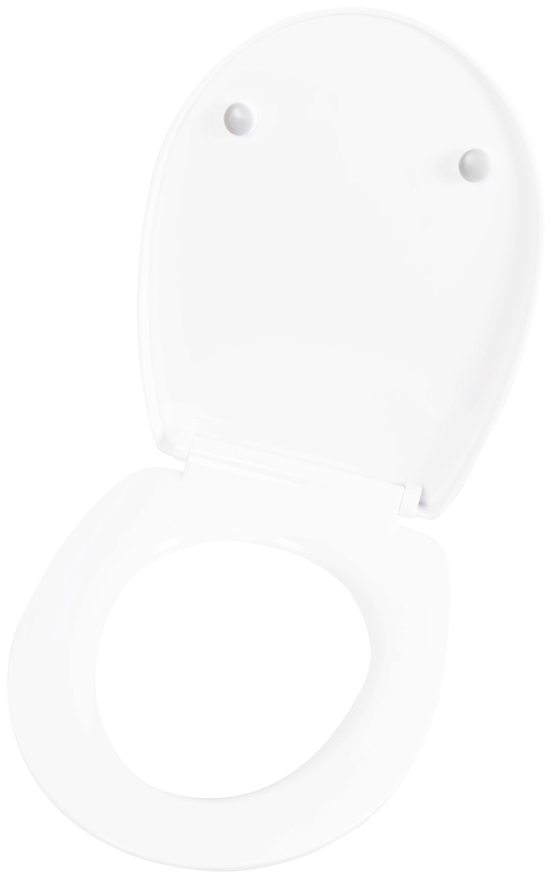 CORNAT WC-Sitz »Pflegeleichter Thermoplast - Quick up & Clean Funktion« Absenkautomatik - Bequeme Montage von oben / Toilettensitz