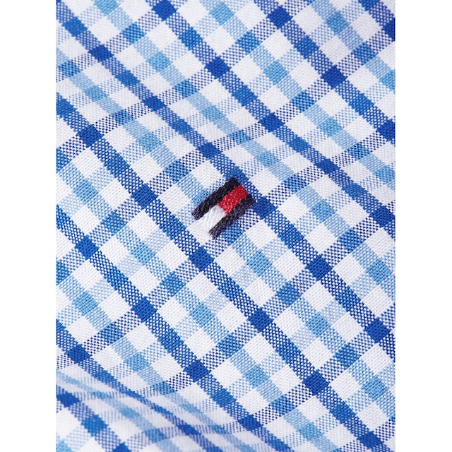 Tommy Hilfiger Langarmhemd »CL W-OXFORD CHECK RF SHIRT«, mit dezenter  Labelflag auf der Brust online kaufen bei OTTO