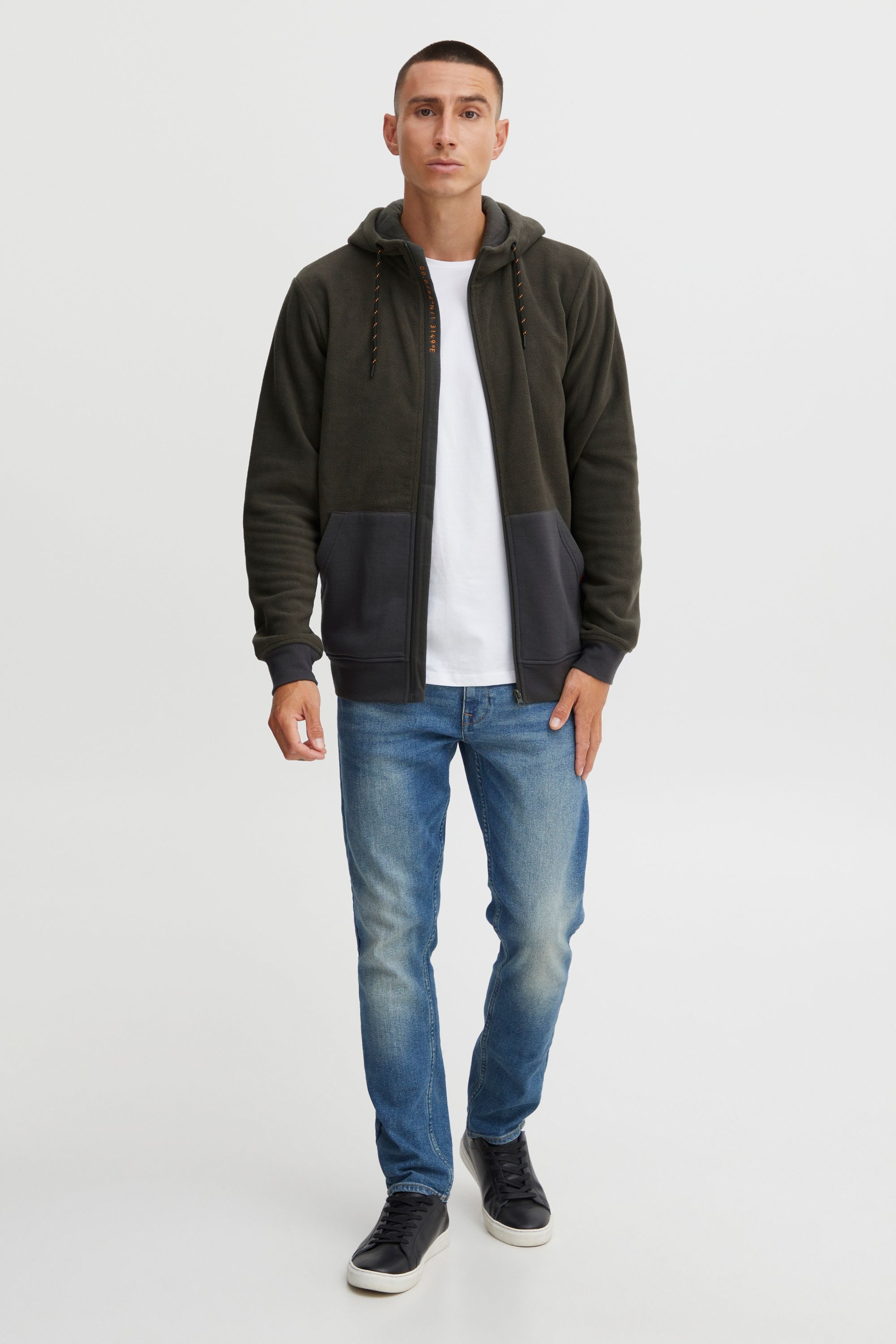 Indicode Fleecejacke »Fleecejacke IDLando«, mit Kapuze