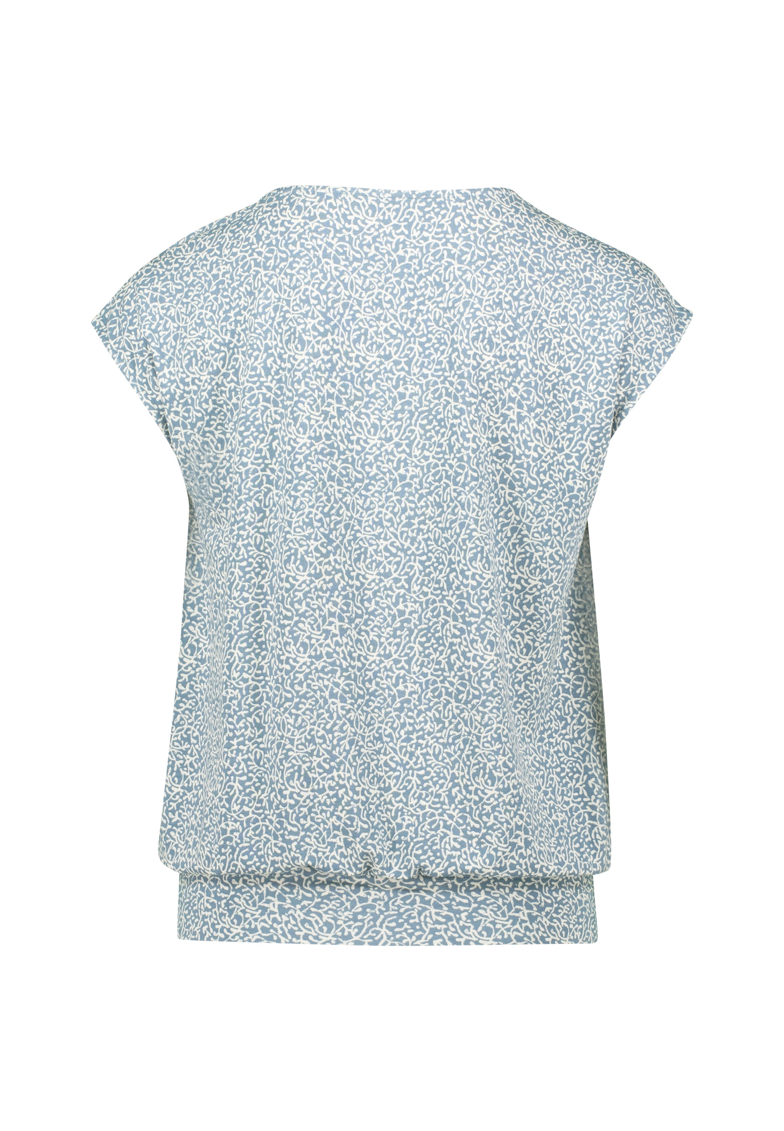 Zero Shirttop »Shirt mit Blätterdruck«