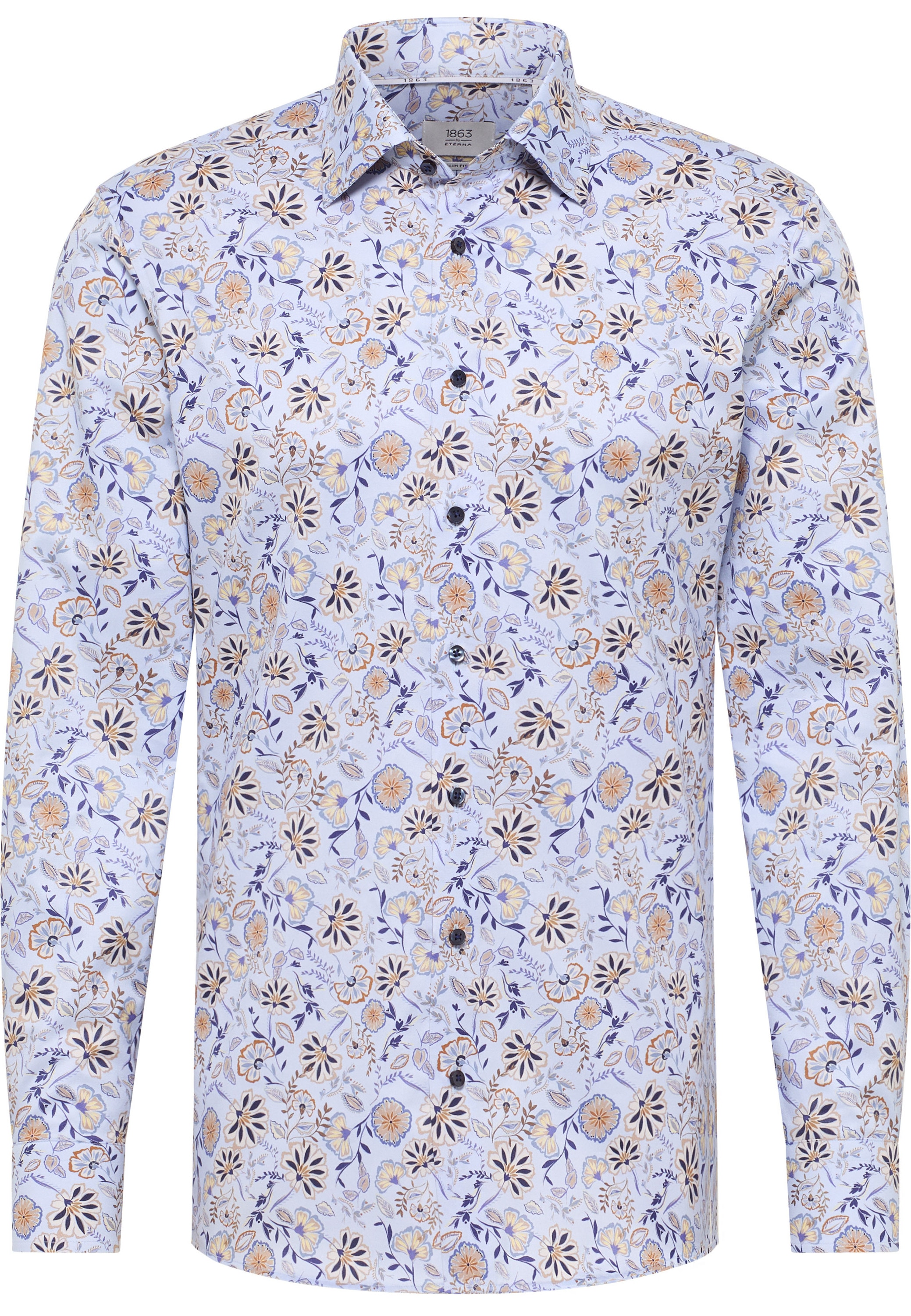 Eterna Langarmhemd »SLIM FIT«, NON IRON (bügelfrei)