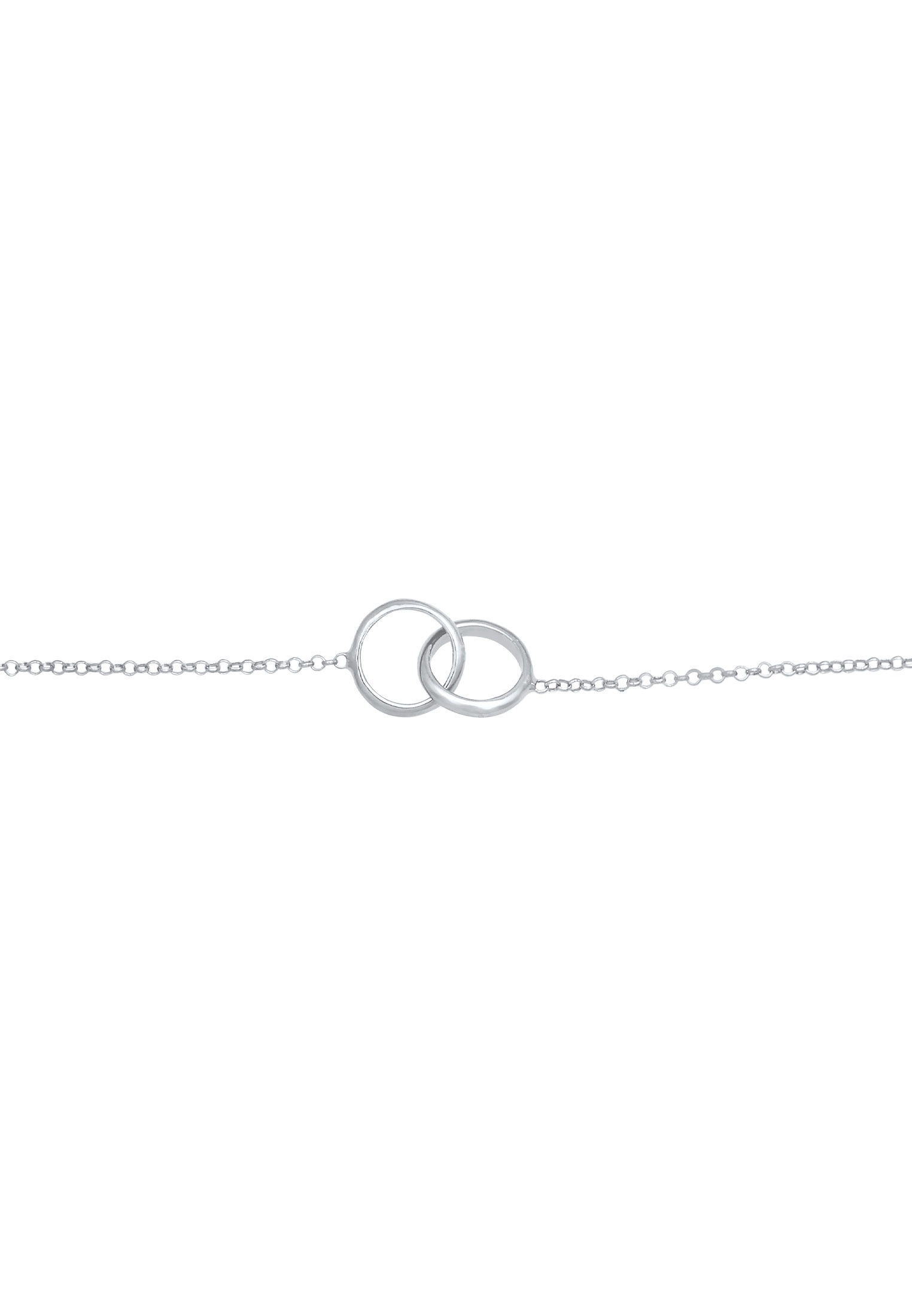 Elli Choker »Halskette Choker Ringe Kreis Minimal Trend 925 Silber«