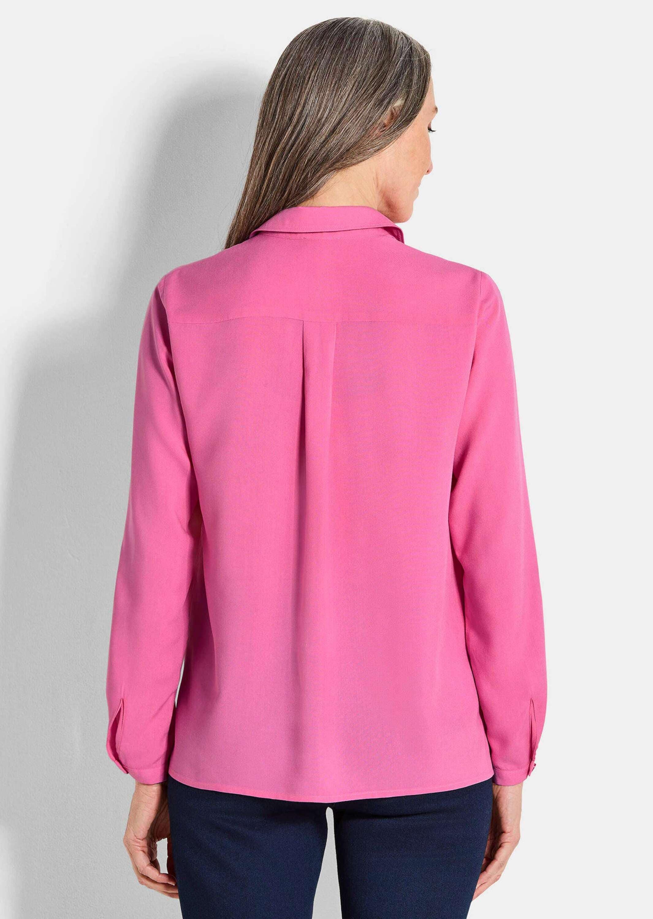 GOLDNER Klassische Bluse »Kurzgröße Schlupfbluse aus reiner Viskose«