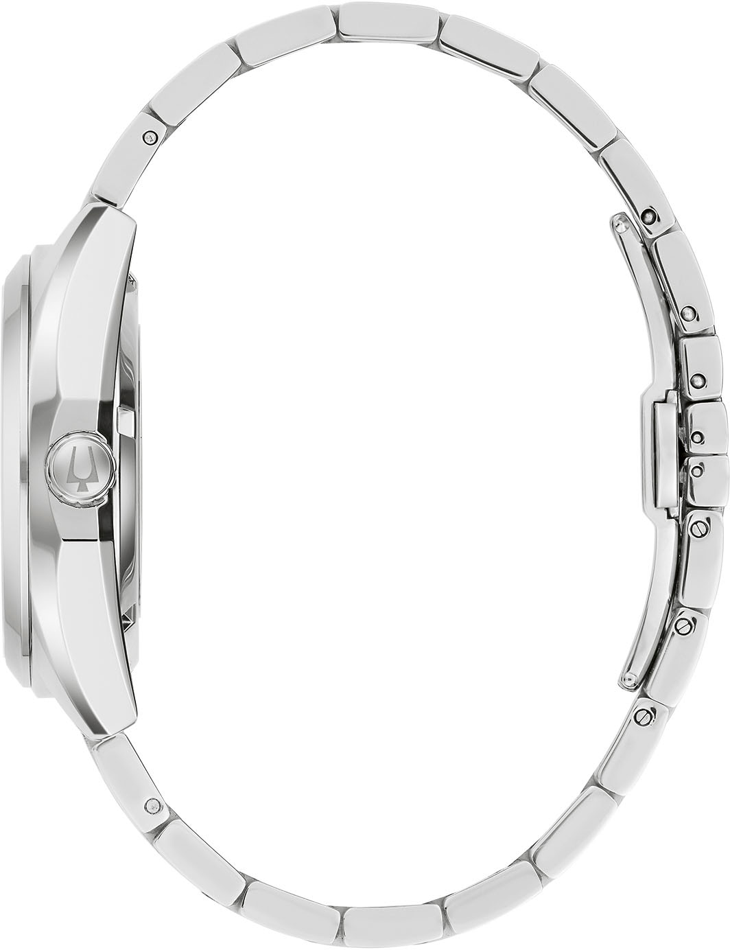 Bulova Automatikuhr, Armbanduhr, Herrenuhr, Damenuhr, Edelstahlarmband, Saphirglas