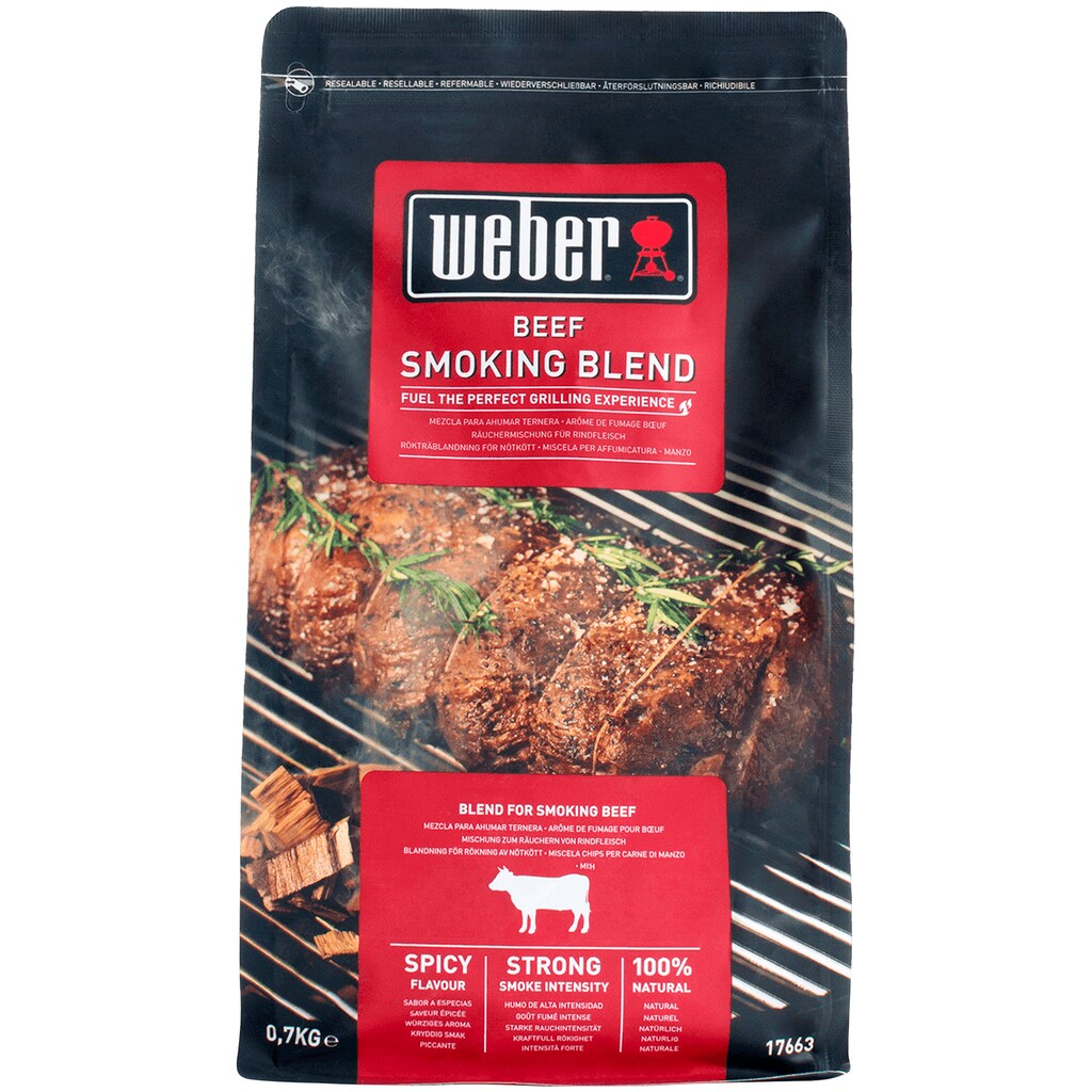 Weber Räucherspäne »Smoking Blend Beef Räucherchips-Mischung«, Räucherchips-Mischung für Rindfleisch