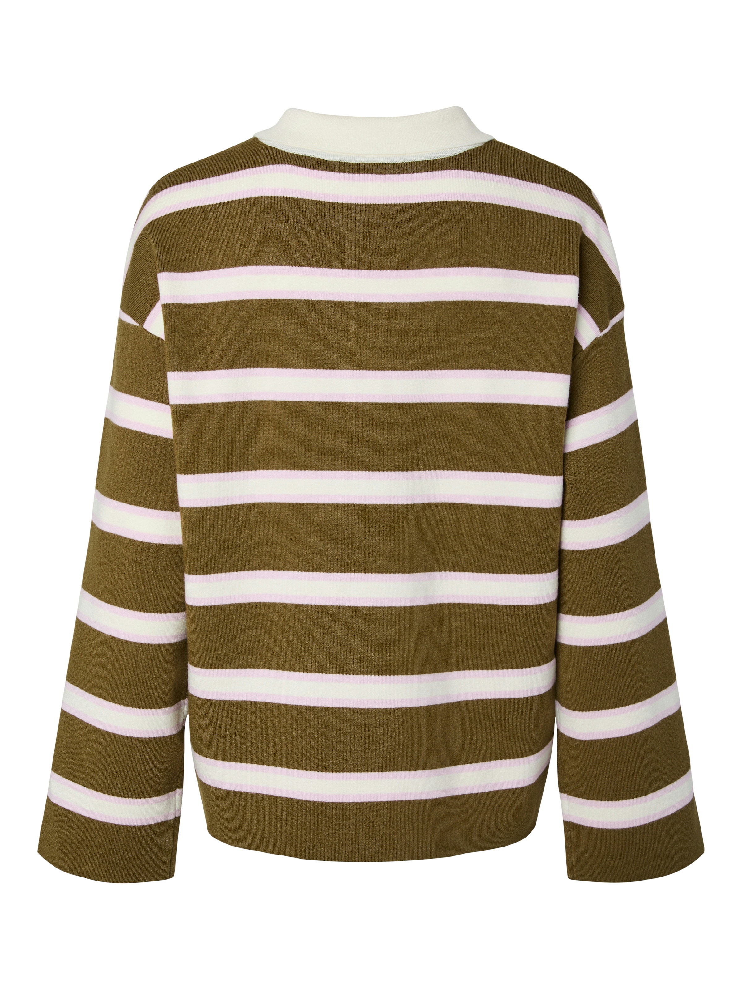 Y.A.S Polokragenpullover »YASISABELL LS POLO KNIT PULLOVER S. NOOS« Viskosemischung, regular fit
