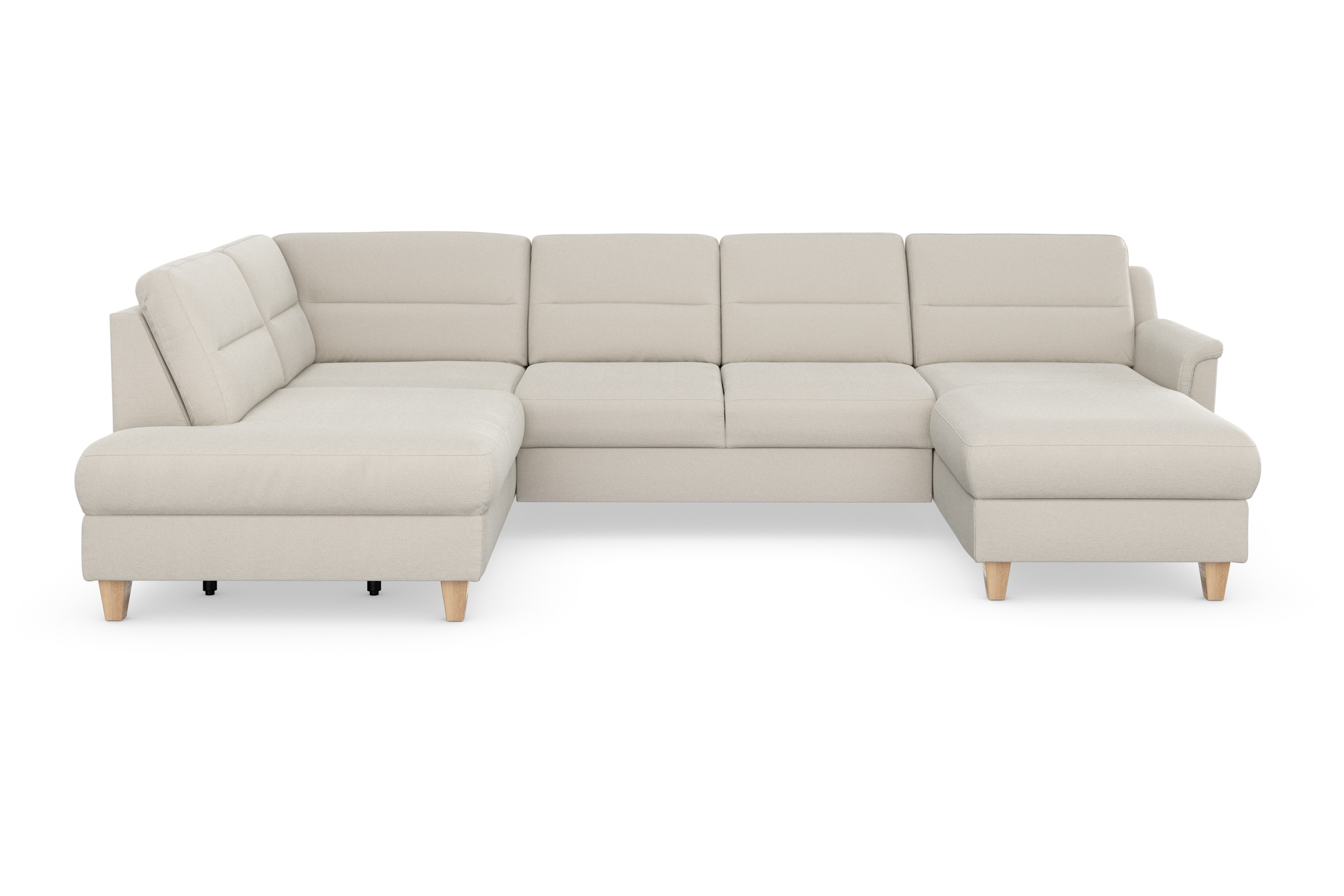 sit&more Wohnlandschaft »Farö U-Form«, inklusive Federkern, wahlweise mit Bettfunktion und Bettkasten