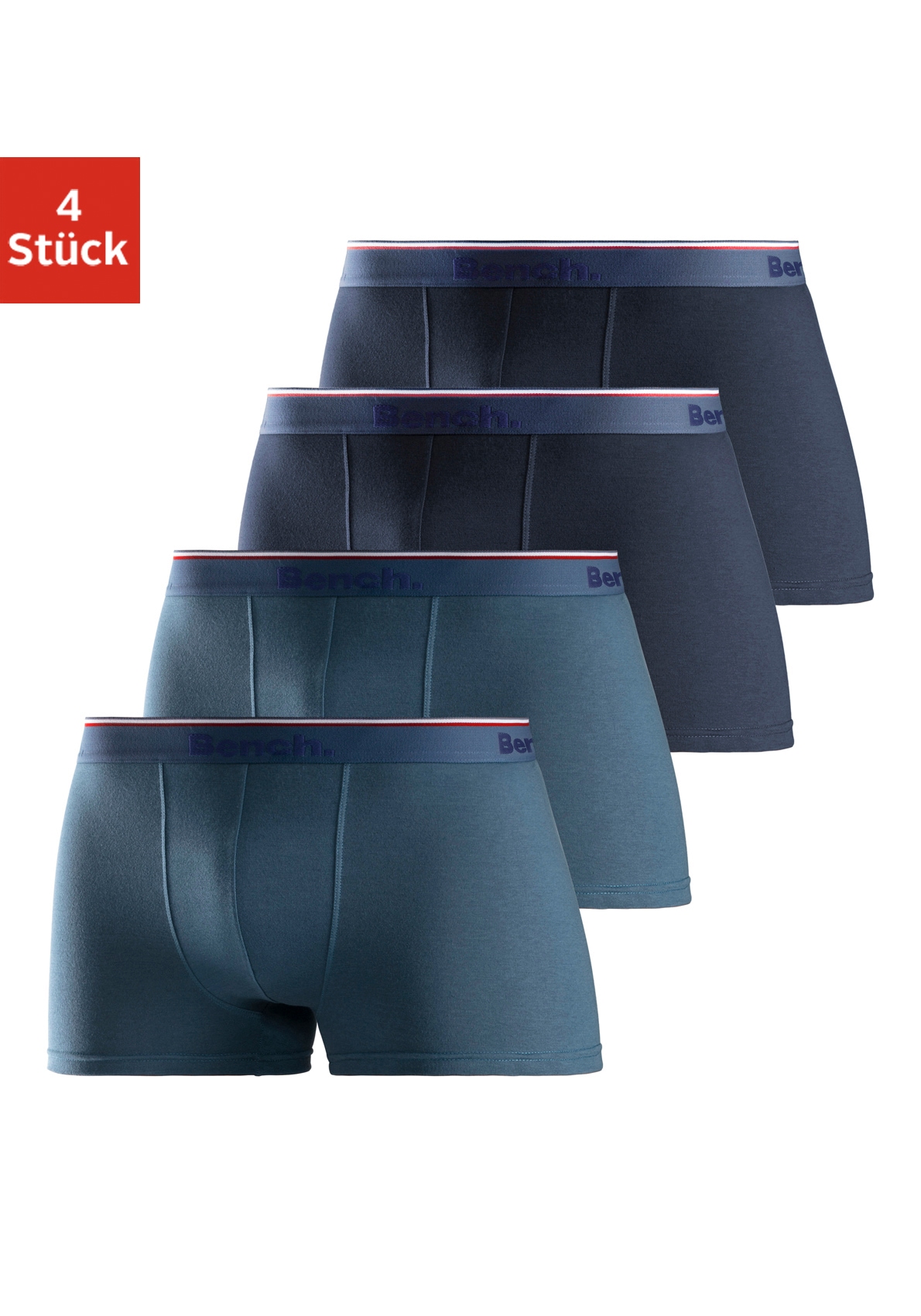 Bench. Boxer »Boxershorts für Herren«, (Packung, 4 St.), aus Baumwoll-Mix