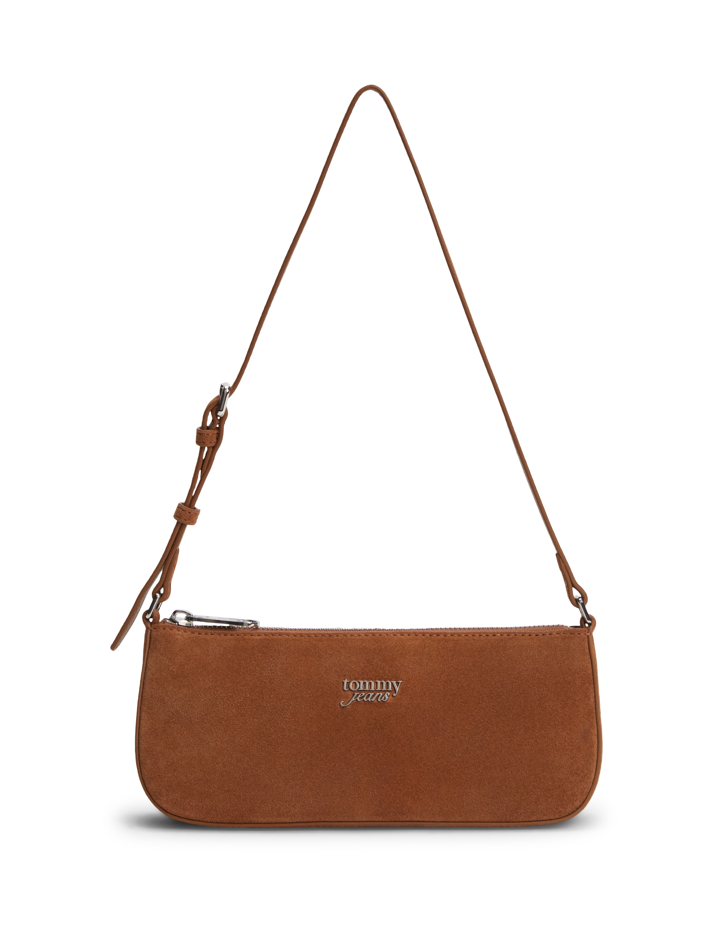 Tommy Jeans Schultertasche »TJW MUST SUEDE SHOULDER BAG« Damen Umhängetasche, Handtasche, Mini Bag  mit TH-Logo