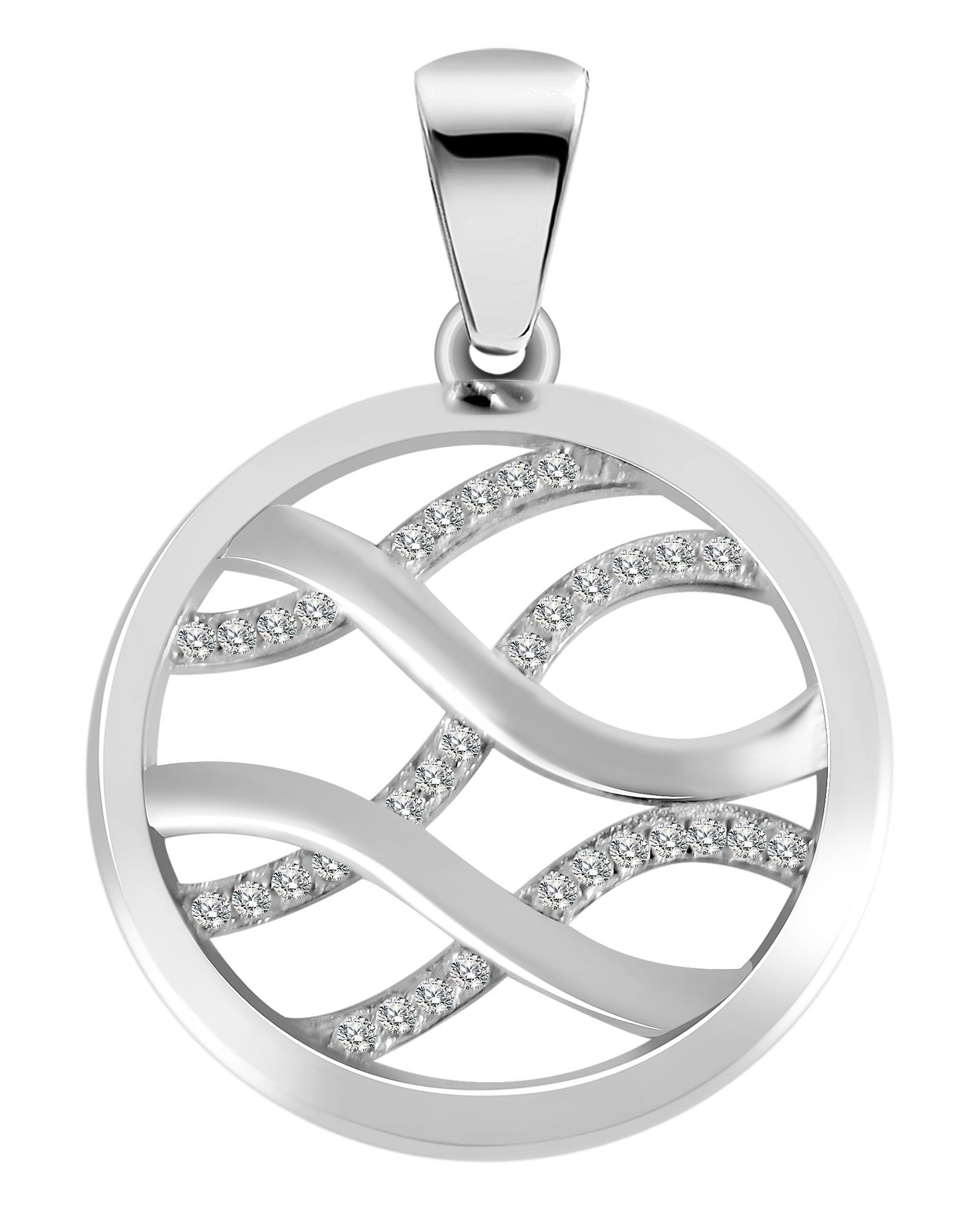 Adelia´s Kettenanhänger »Damen Anhänger aus 925 Silber mit Zirkonia«
