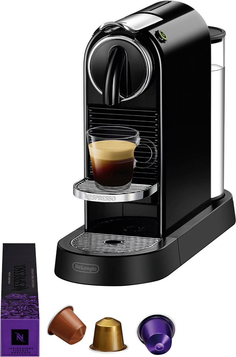 Nespresso Kapselmaschine »CITIZ EN 167.B DeLonghi, Black«, jetzt mit kaufen bei Kapseln OTTO Willkommenspaket 7 von inkl
