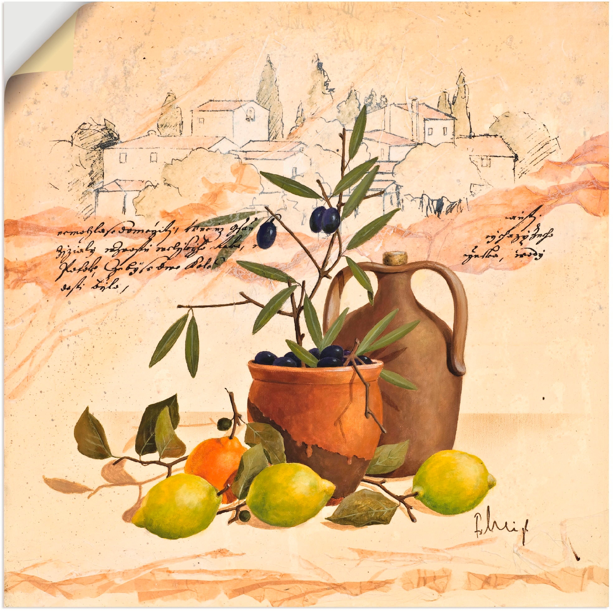 Artland Wandbild »Lavendel Impressionen«, Arrangements, OTTO (1 Wandaufkleber als verschied. St.), Größen Poster, in bei kaufen online Leinwandbild
