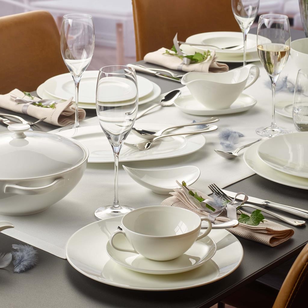 Villeroy & Boch Tasse »Suppentassen Anmut 250 ml 6er Set weiß« Spülmaschinenfest, Mikrowellensicher