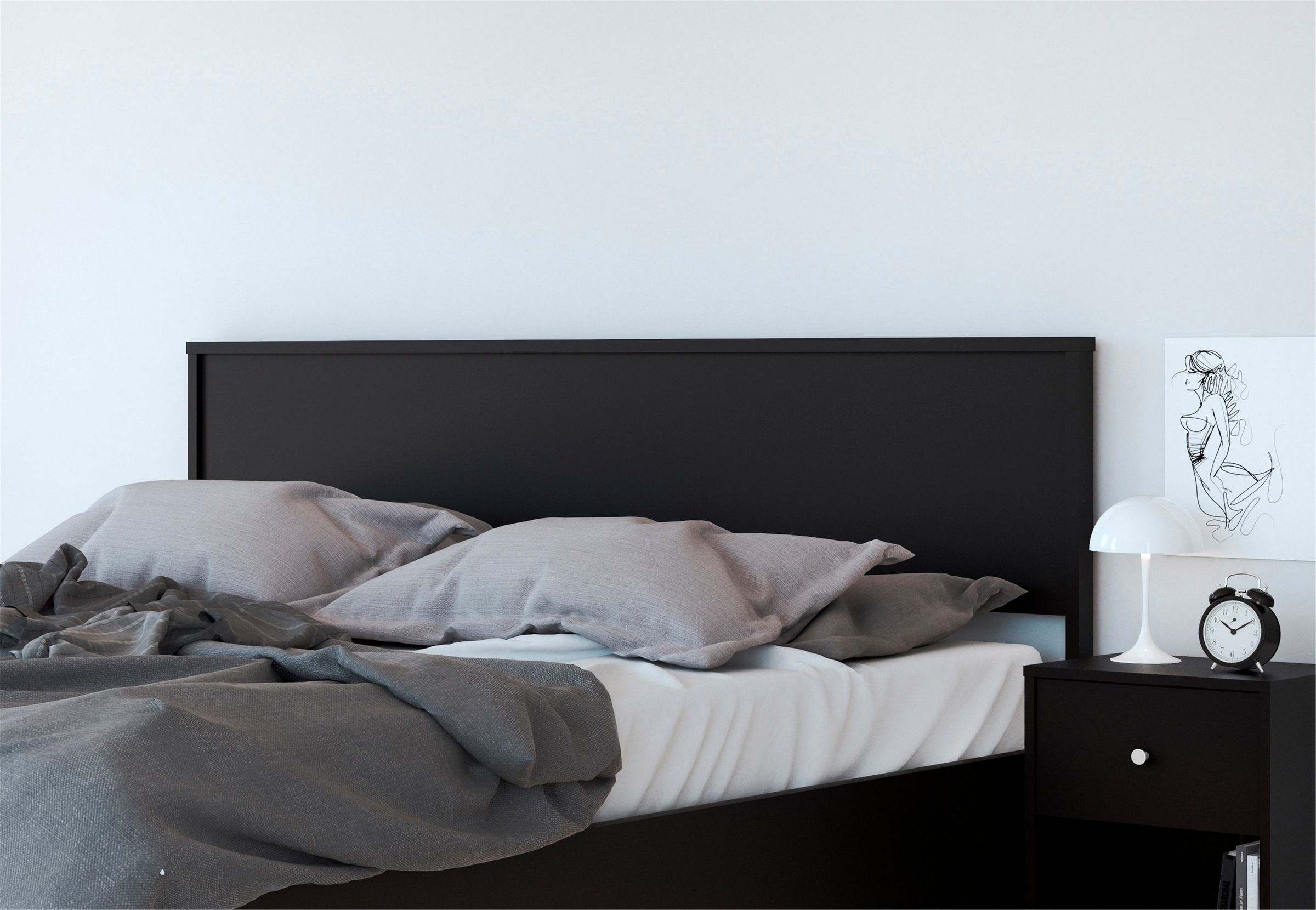 Home affaire Nachtkommode »May, Nachttisch, Nachtschrank, Beistelltisch,« mit 1 Schublade und einem offenen Fach, Breite 38 cm, Höhe 48 cm