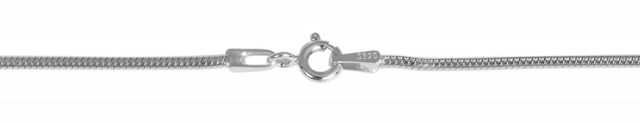 Adelia´s Edelstahlkette »Adelia's Damen 925 Silber Schlangenkette Halskette«