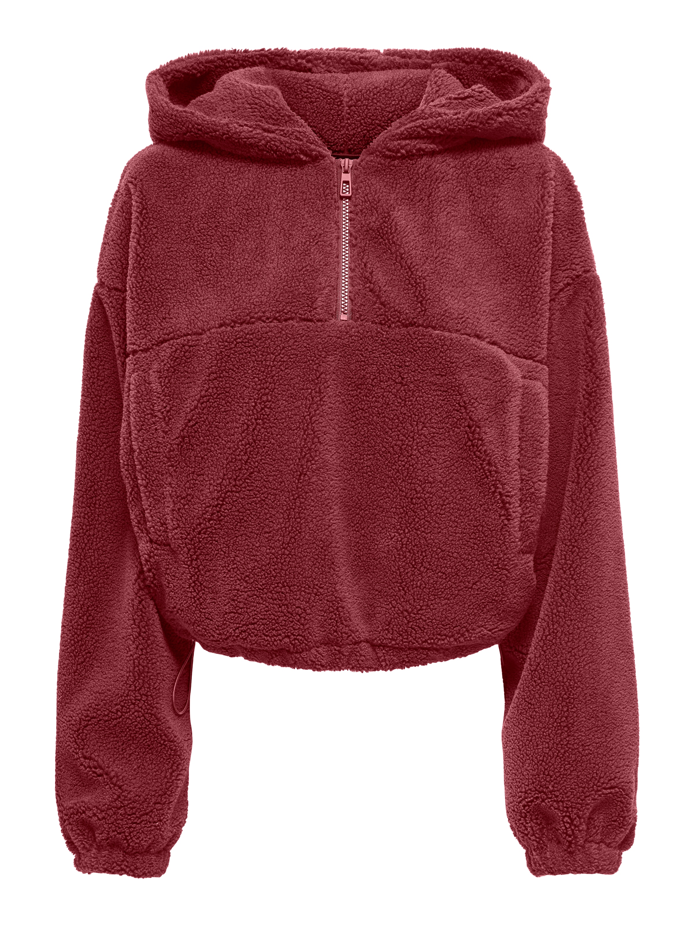 ONLY Fleecejacke »ONLSIENA TEDDY ANORAK LIFE CC OTW«, mit Kapuze