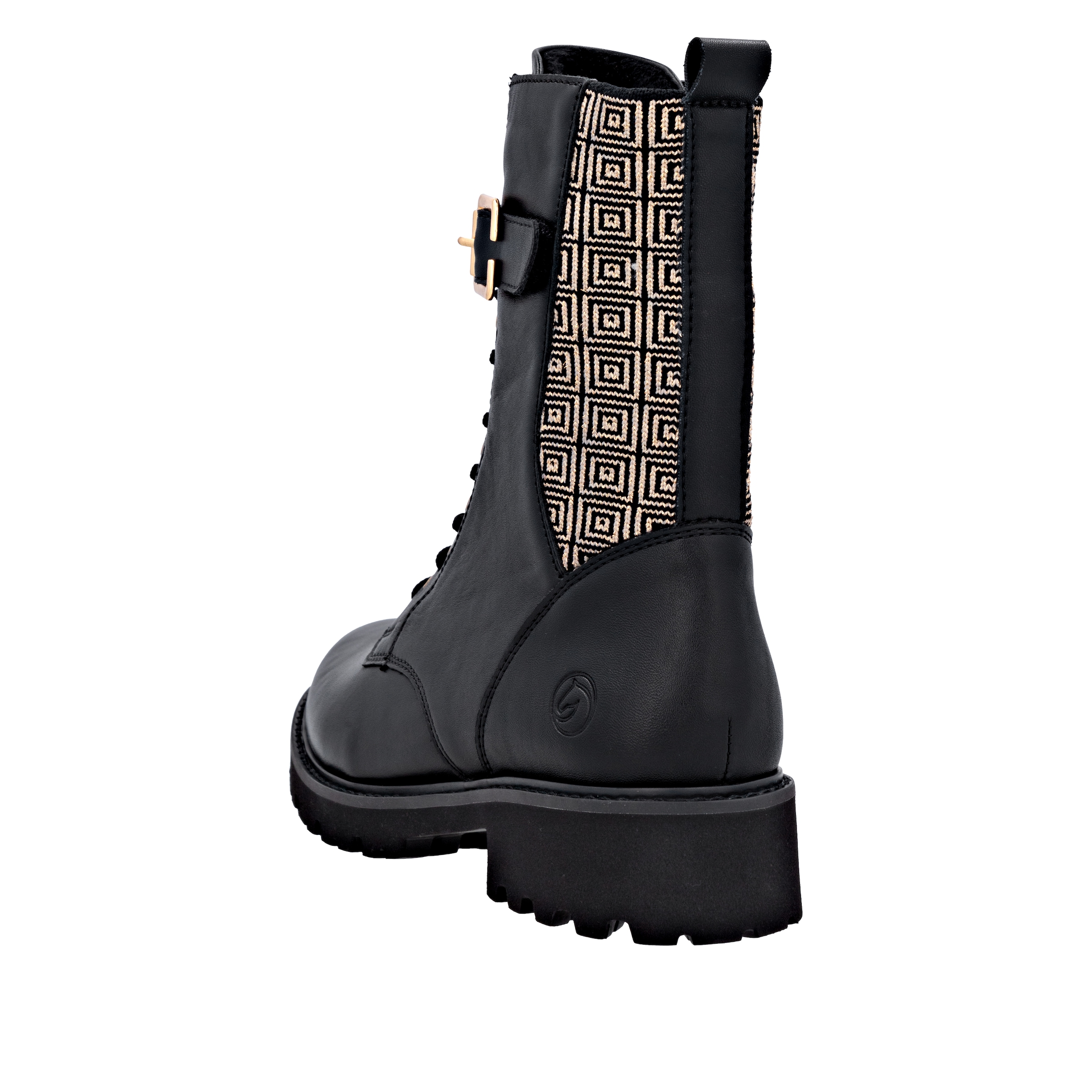 Remonte Schnürstiefelette  Schnürboots, Profilsohle, Blockabsatz, mit Innenreißverschluss