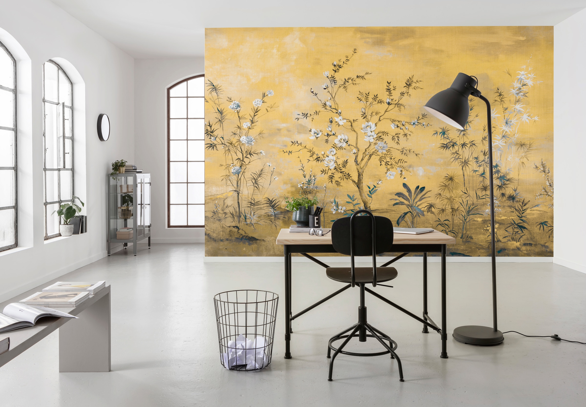 Komar Vliestapete »Vlies - Mandarin - Größe 368 x 248 cm«, bedruckt, Wohnzimmer, Schlafzimmer