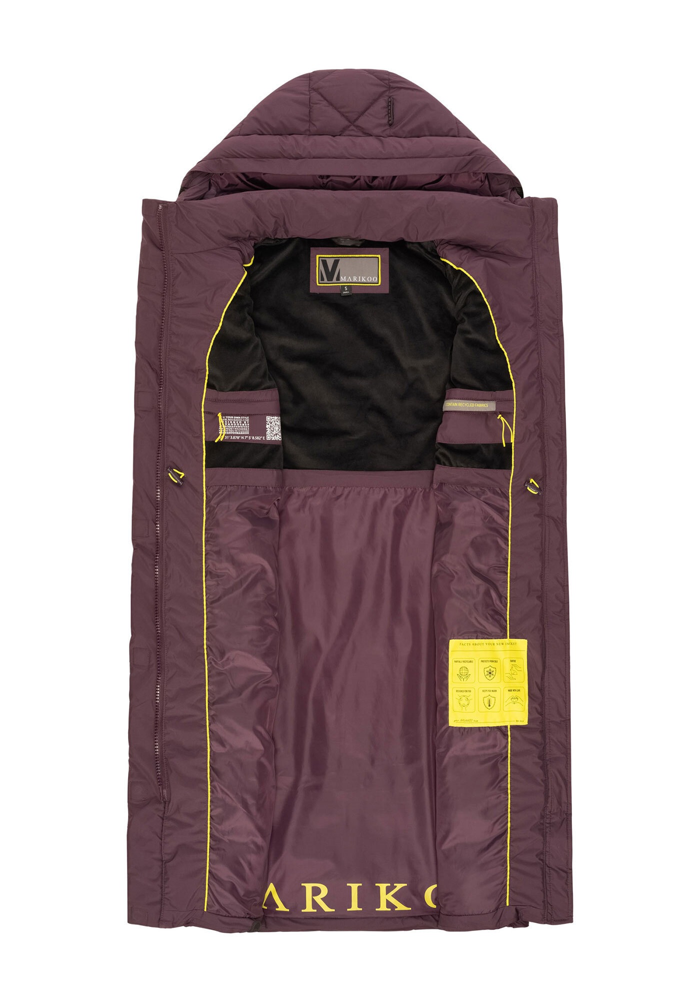 Marikoo Steppweste »Marikoo Narikaa Damen Winterweste N018«