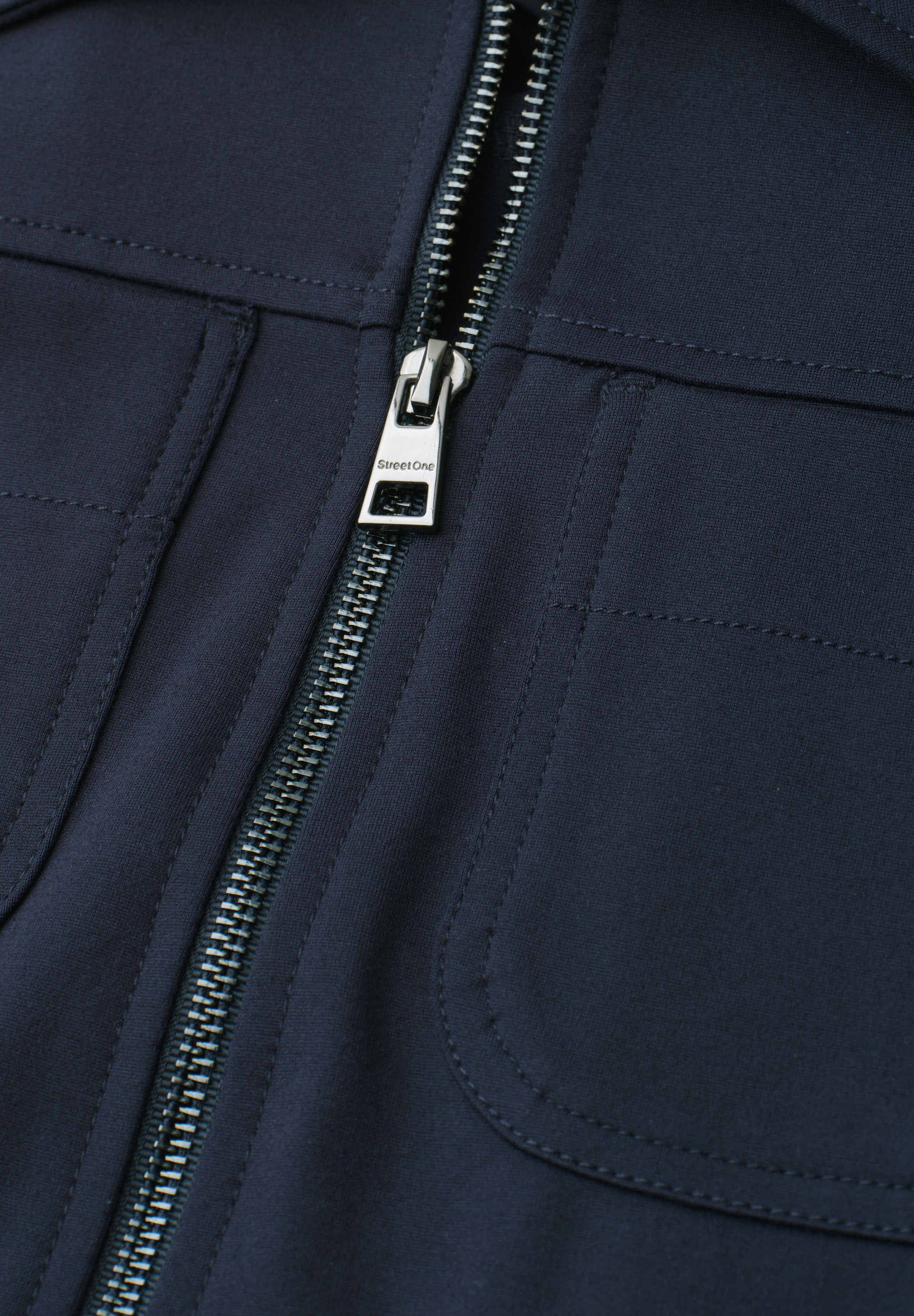 STREET ONE Blouson ohne Kapuze mit Zipper und Brusttaschen