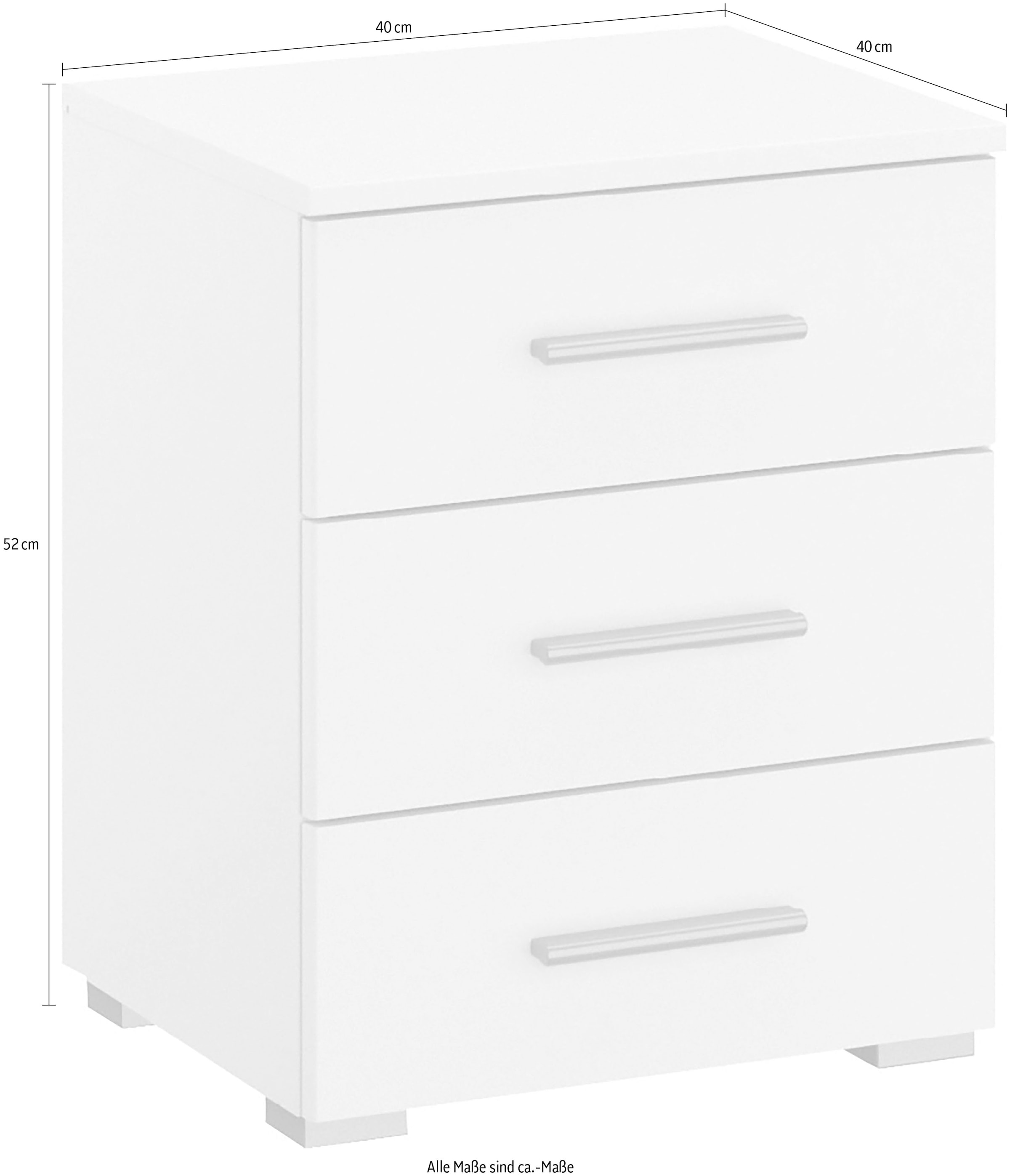 rauch Nachtkommode »Base« , optional in moderner Hochglanz-Front
