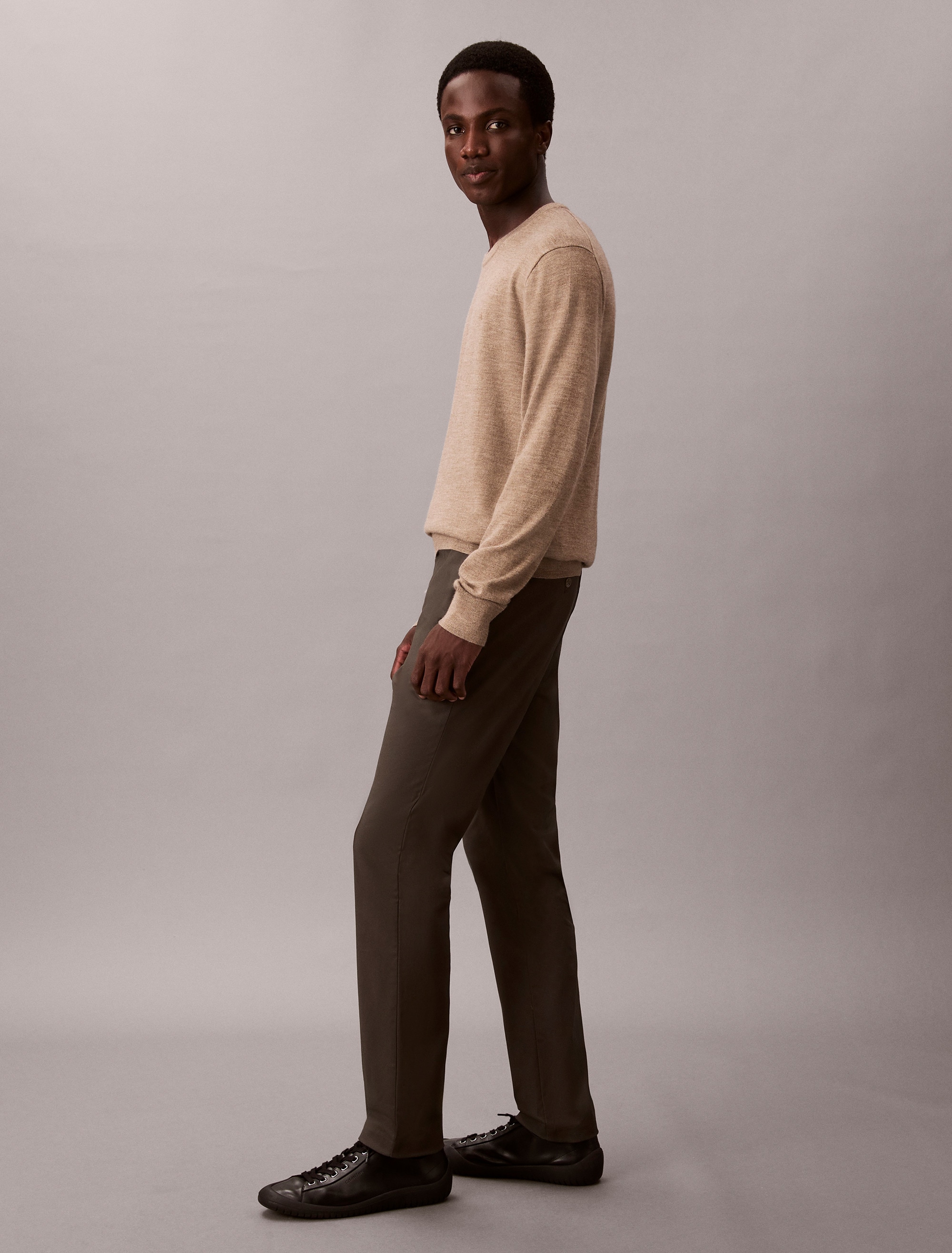 Calvin Klein Chinohose »SLIM SATEEN CHINO TROUSER«, slim fit
