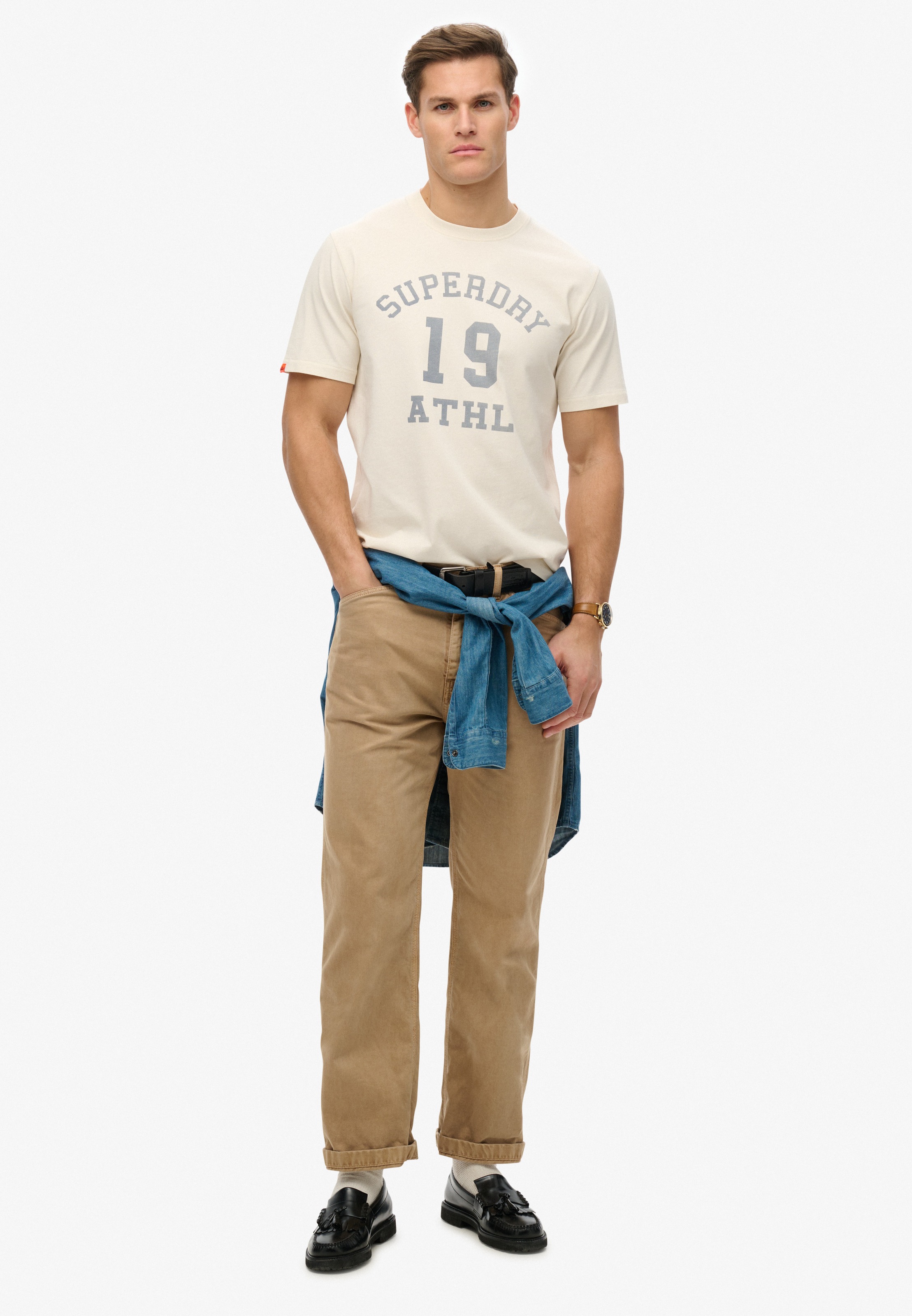 Superdry Rundhalsshirt »ATHLETIC ESS TEE«