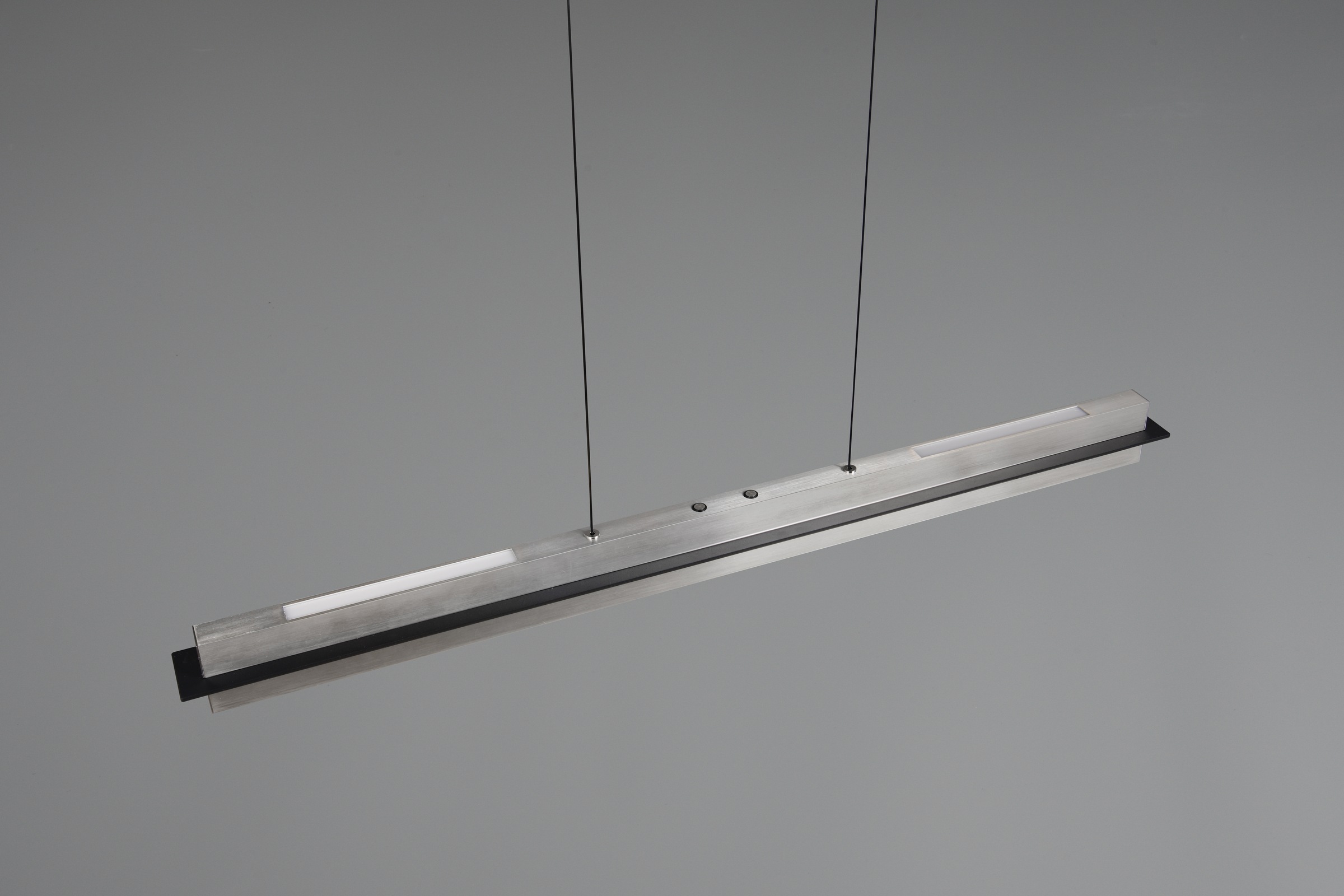 TRIO Leuchten LED Pendelleuchte »EMERSON, LED Hängeleuchte höhenverstellbar, 4-Stufen Touch Dimmer« LED-Board 1 Stk. Farbwechsler | warmweiß - kaltweiß Lichtfarbe einstellbar 2700-5000K warm- bis kaltweiß, Höhe max 150 cm