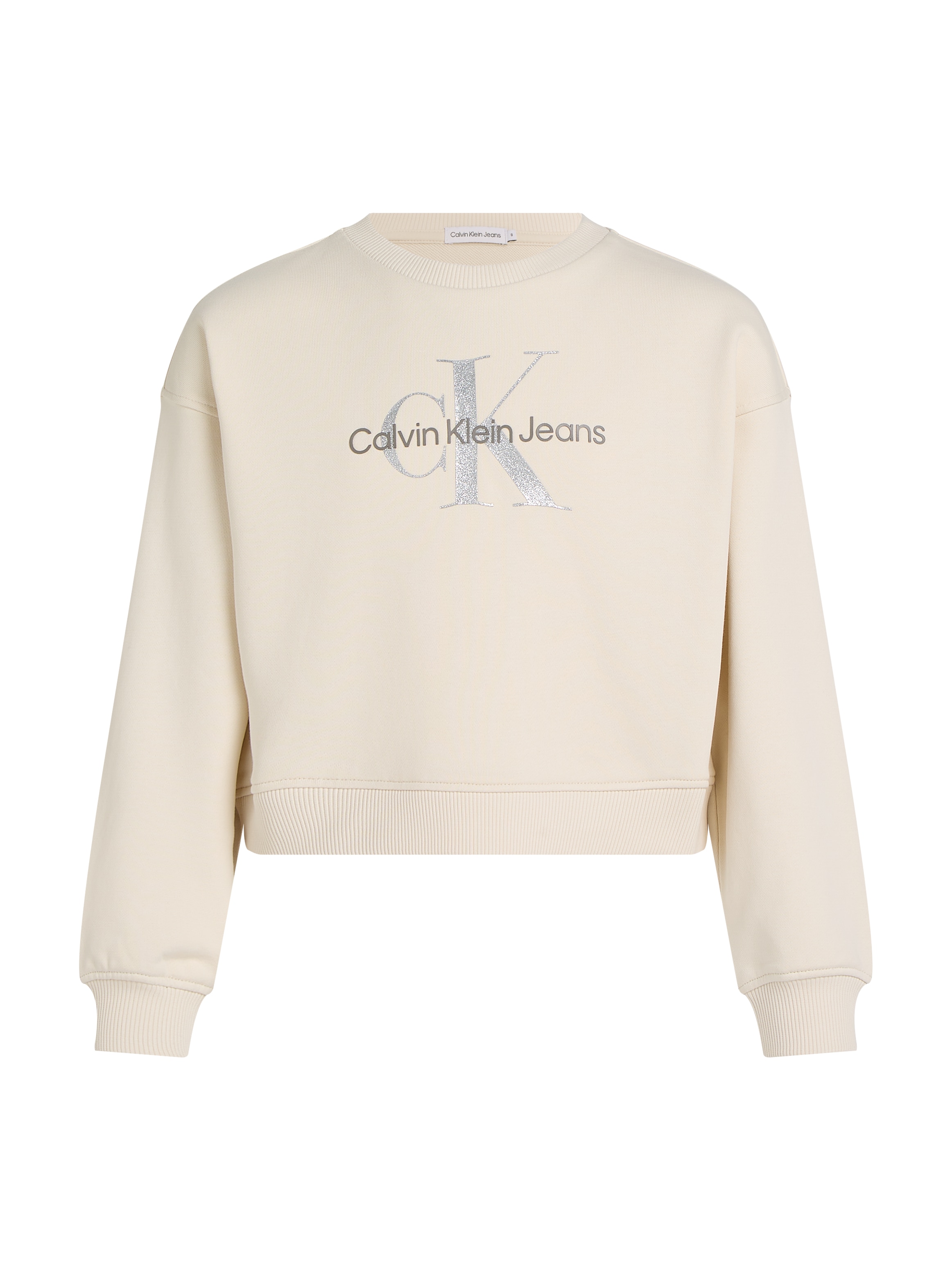 Calvin Klein Jeans Sweatshirt »GLITTER MONOLOGO CN SWEATSHIRT«, für Kinder bis 16 Jahre mit Logoschriftzug