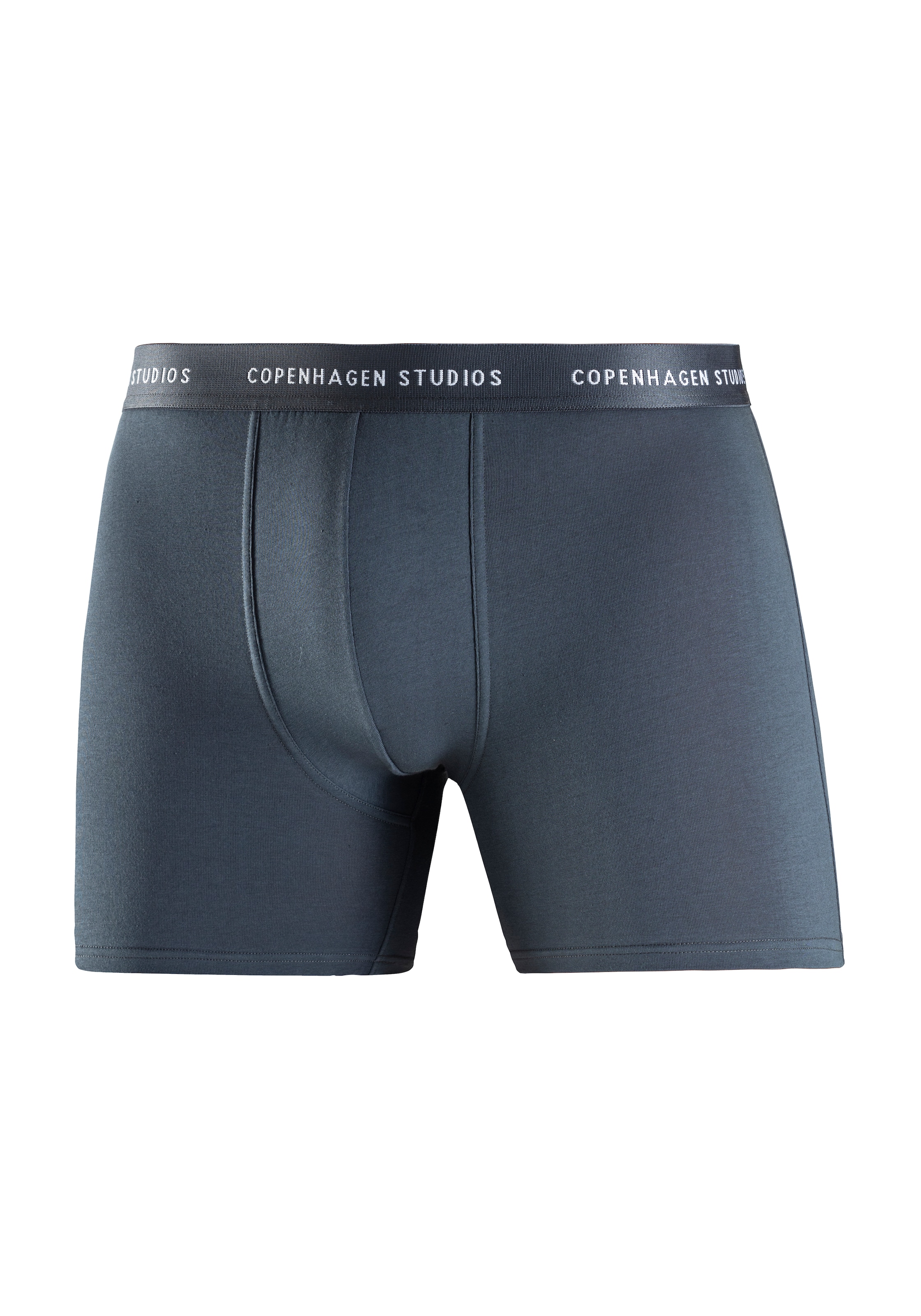 Copenhagen Studios Langer Boxer »Boxershorts für Herren«, (Packung, 3 St.), mit längerem Bein und Logobund