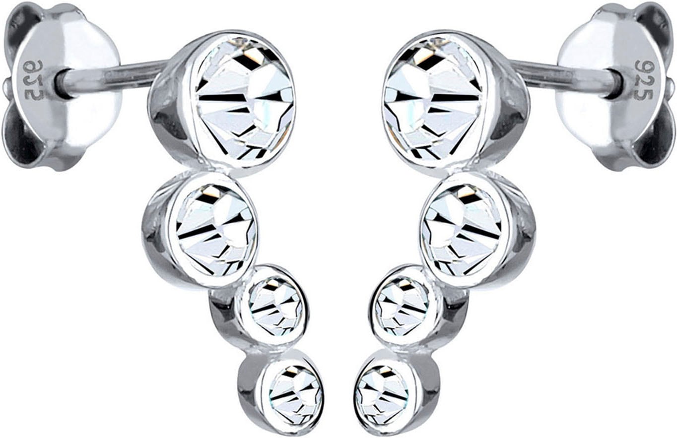 Elli Paar Ohrstecker »Schmuck Geschenk Silber 925 Ohrringe, 0302192213«, mit Glasstein
