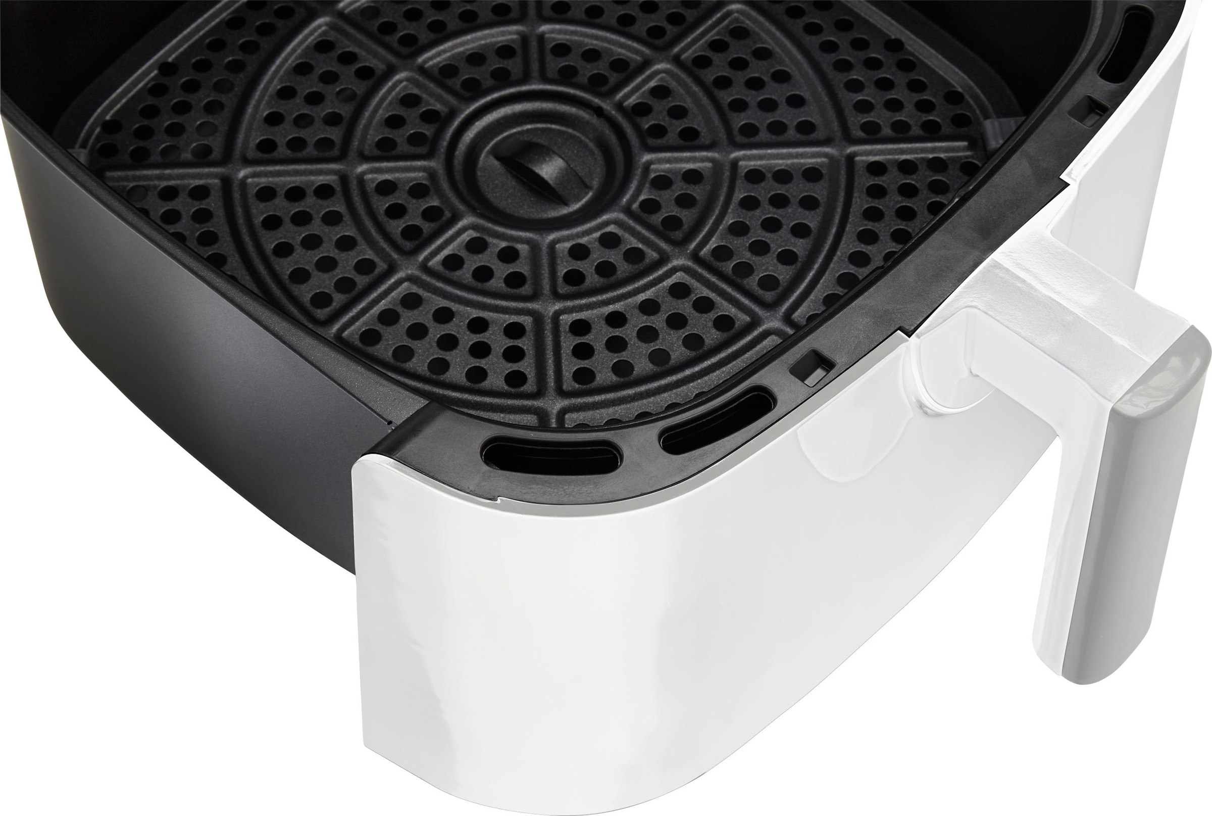 Medion® Heißluftfritteuse »mit 2 Heizelementen MD11750 P10 XL Duo, großer«, 2000 W, Fassungsvermögen 6,8 l, Frittierkorb; Nutzinhalt 6,3 L; Schüttelalarm, 9 Automatikprogramme