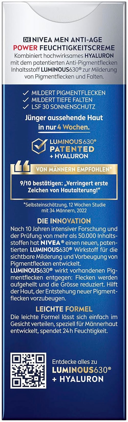 Nivea Men Pflege-Set »ANTI-AGE 2IN1 Power Serum & Feuchtigkeitscreme LSF30«, (2 tlg.)