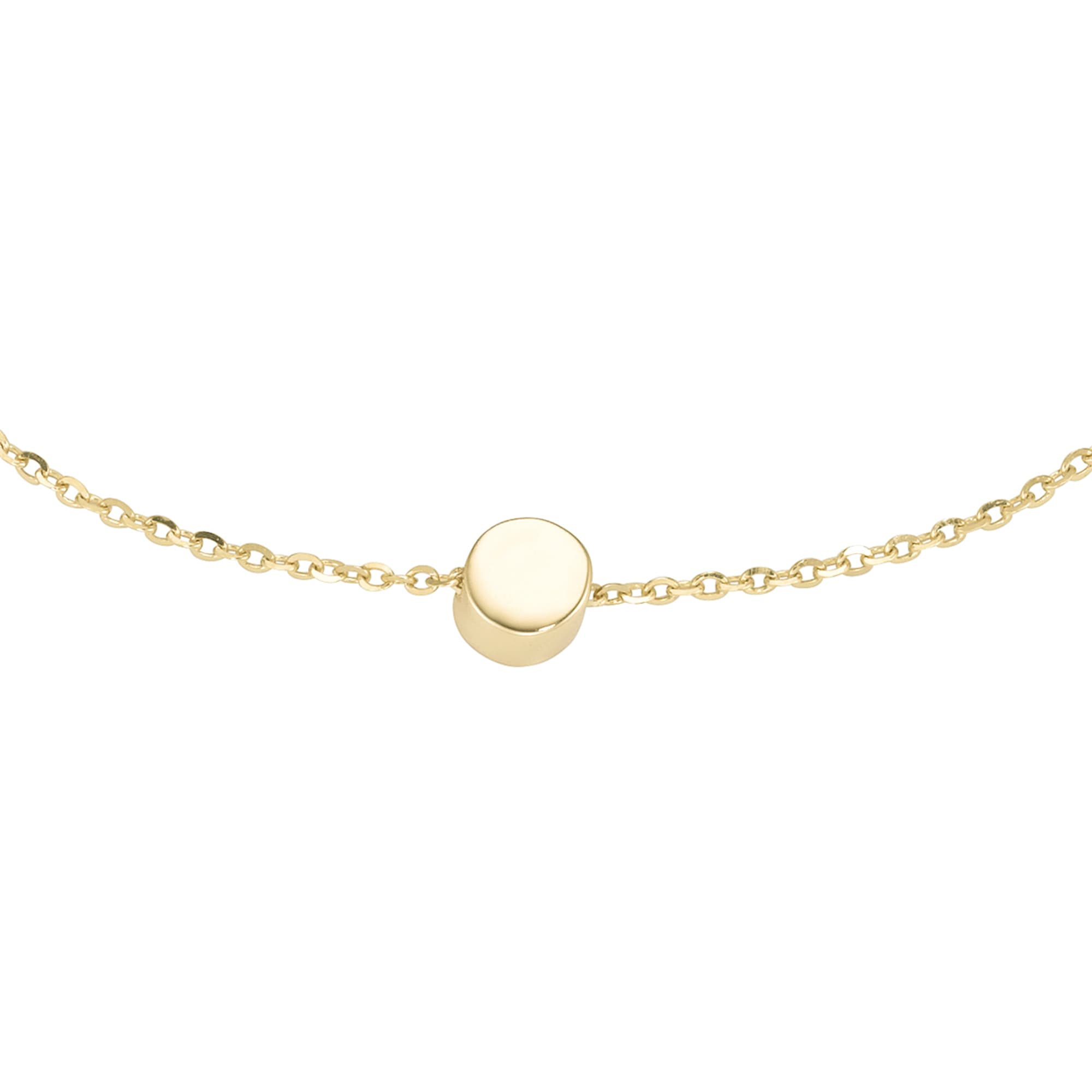 Luigi Merano Armband »Armband mit rundem Mittelteil, Gold 375«
