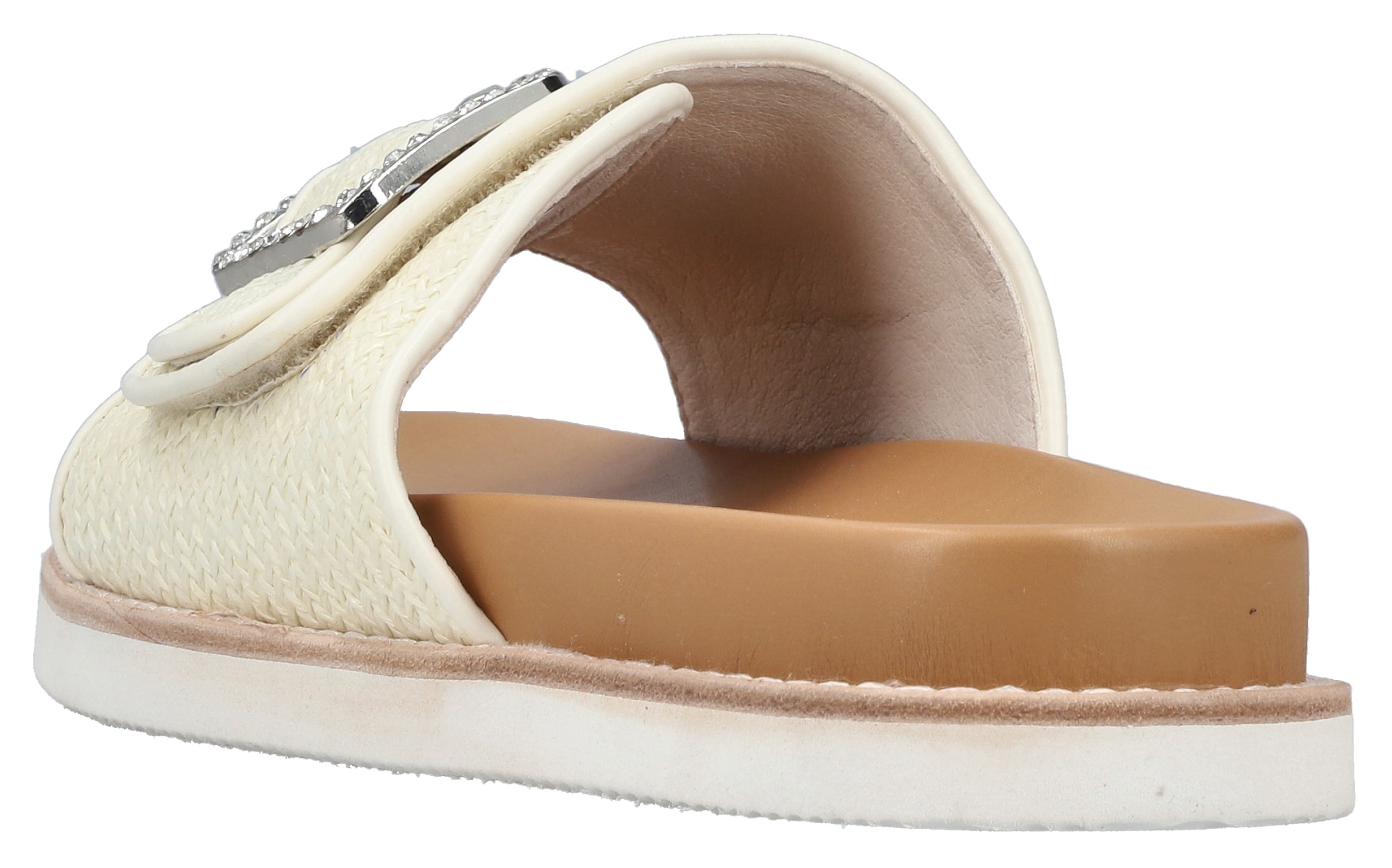 Rieker Pantolette, Sommerschuh, Strandschuh mit praktischem Klettverschluss