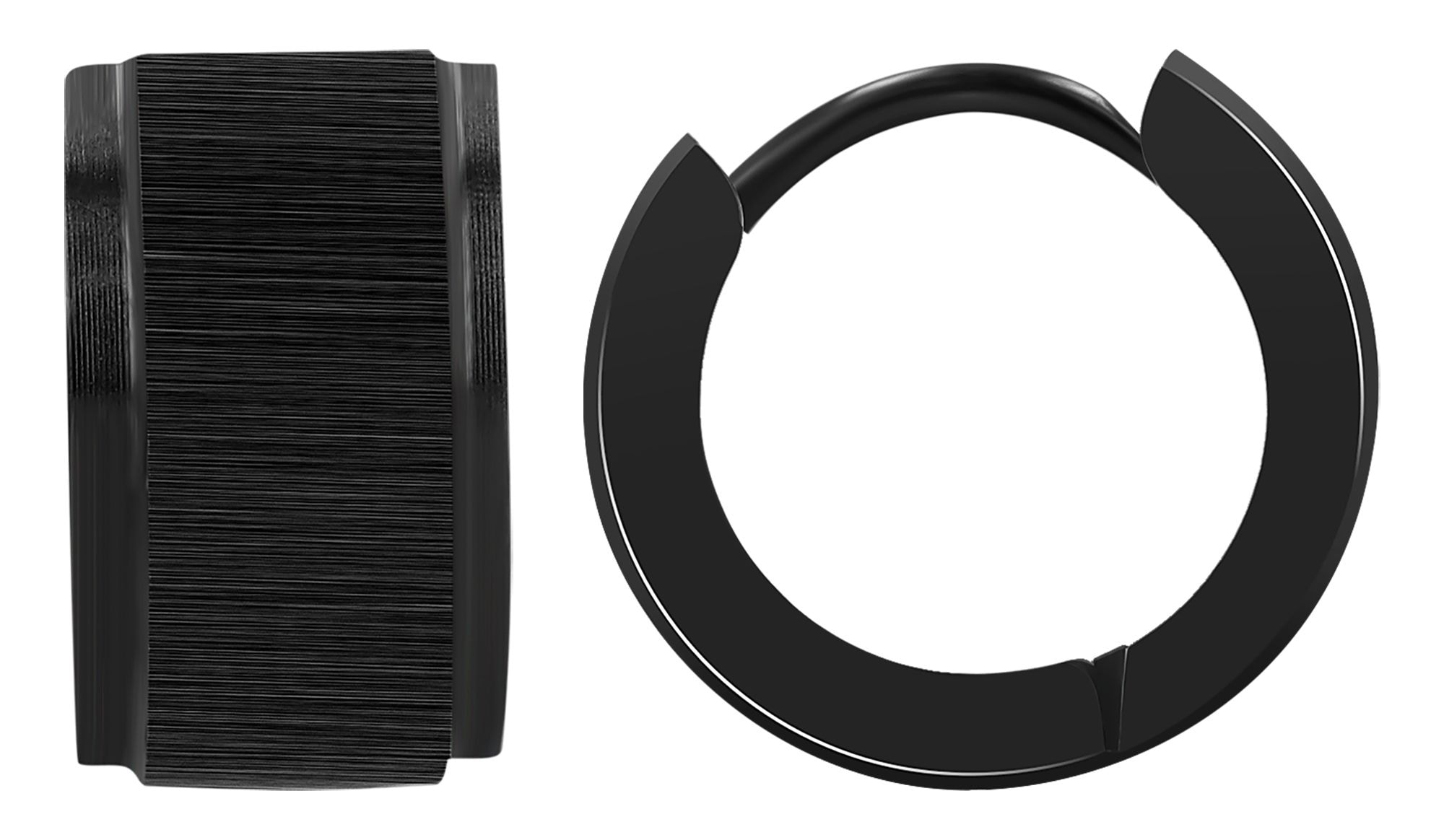 Adelia´s Paar Creolen »Damen Ohrringe ¿ Klappcreole aus Edelstahl«