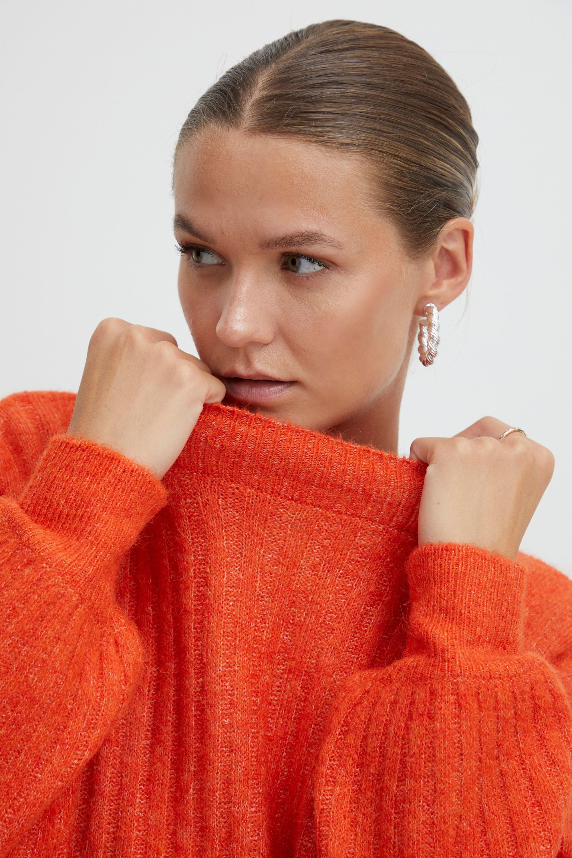 Ichi Strickfleece-Pullover »Strickpullover IHKamara«
