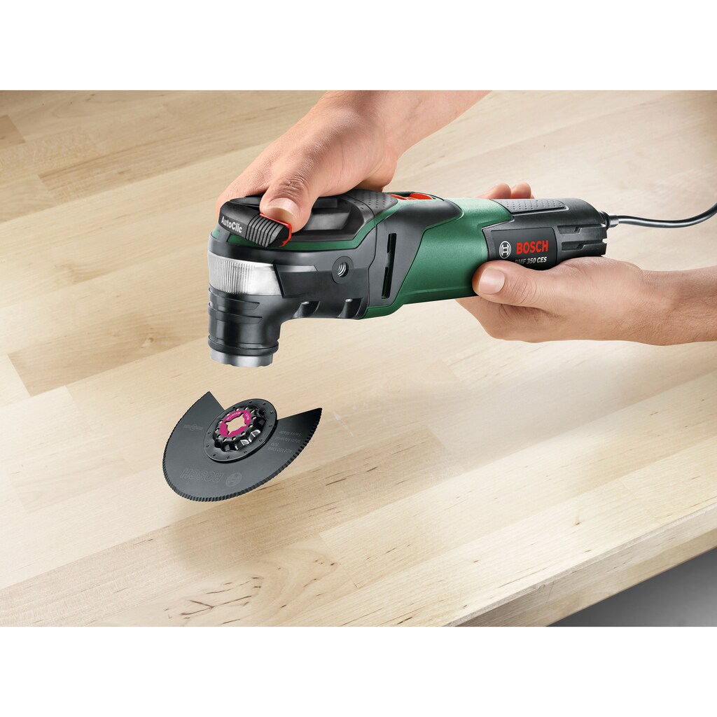 Bosch Home & Garden Elektro-Multifunktionswerkzeug »PMF 350 CES«, (Set)