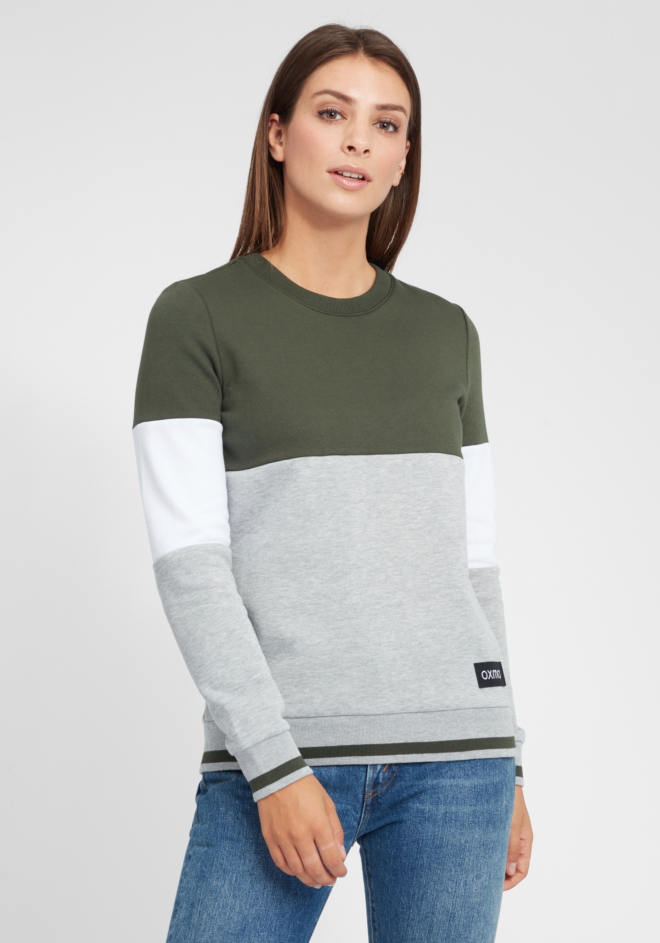 OXMO Rundhalspullover »Sweatpullover OXOmaya«