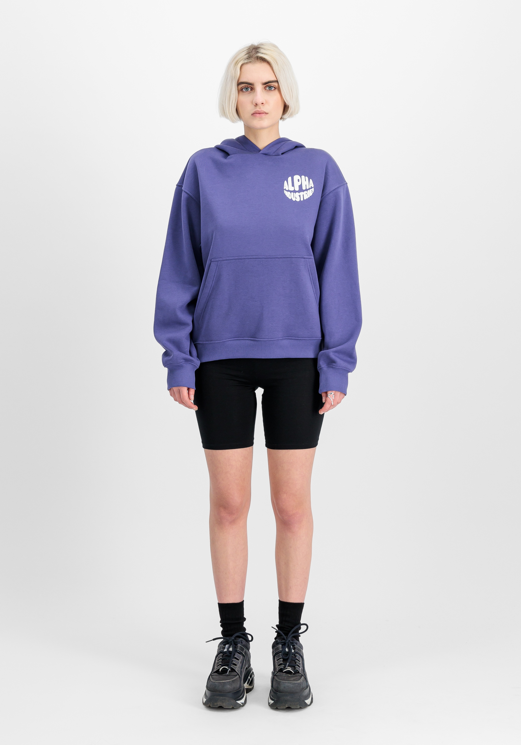 Alpha Industries Hoodie »Alpha Industries Women - Hoodies Logo Hoodie Backprint W«