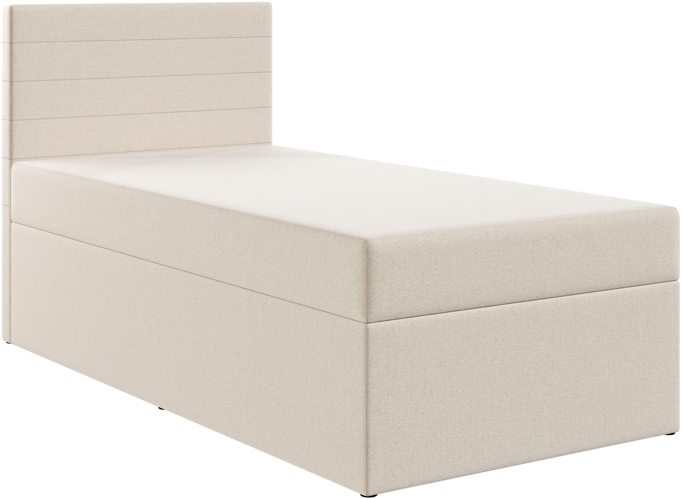 FORTE Einzelbett »LUNO inkl. Bettkasten, Breite: 100cm«