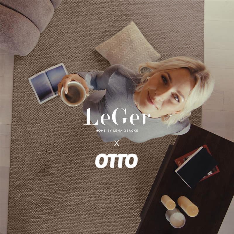 LeGer Home by Lena Gercke Wollteppich »Ainhoa, handgewebt, Wolle« rechteckig 12 mm Höhe einfarbig, Wolle, Teppich, Wohnzimmer, Schlafzimmer, Esszimmer
