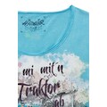 Hangowear Trachtenshirt »Syra«, Damen, mit Strasssteinen im Print